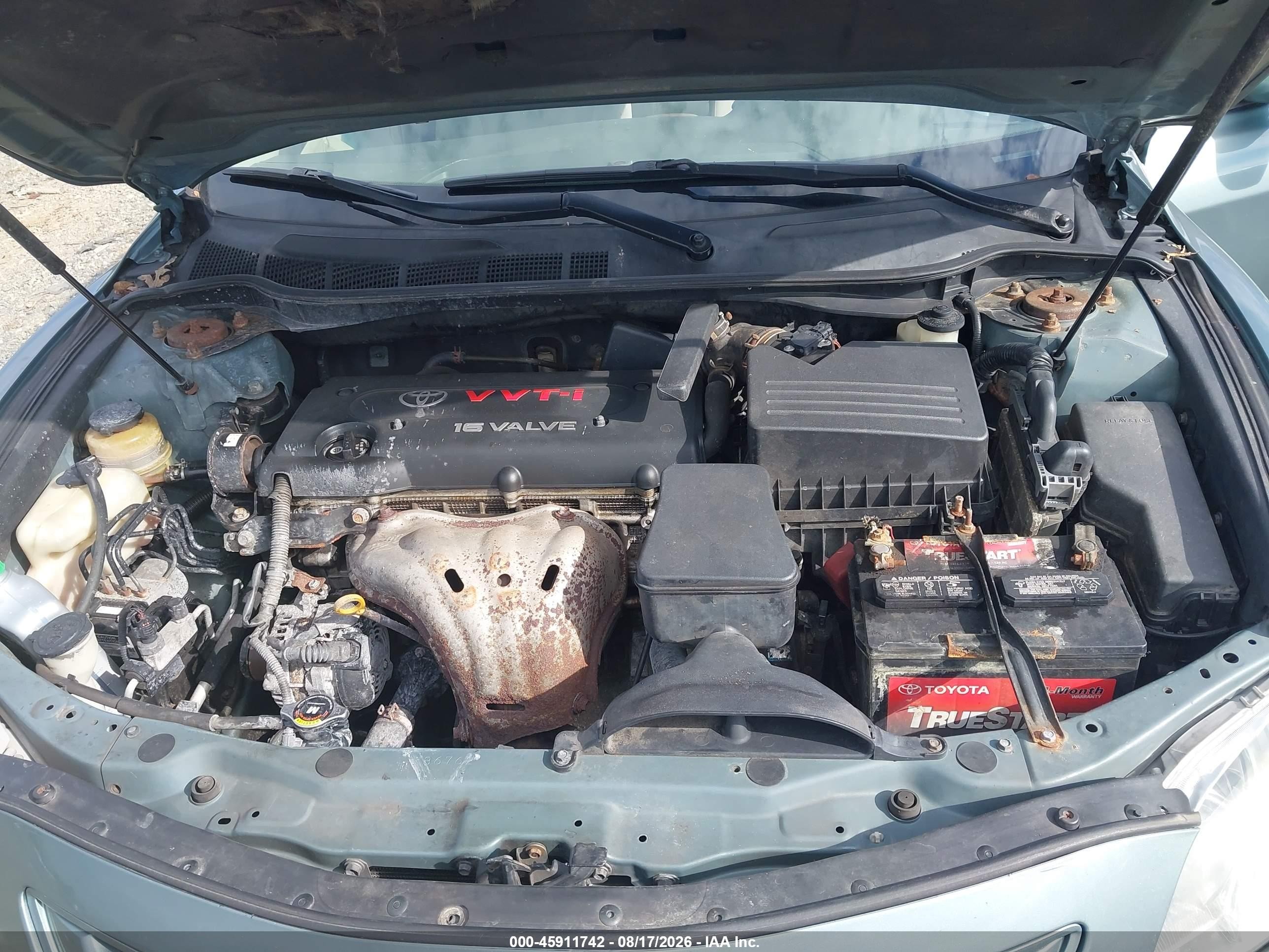 2007 Toyota Camry Le Green vin: 4T1BE46K17U577239