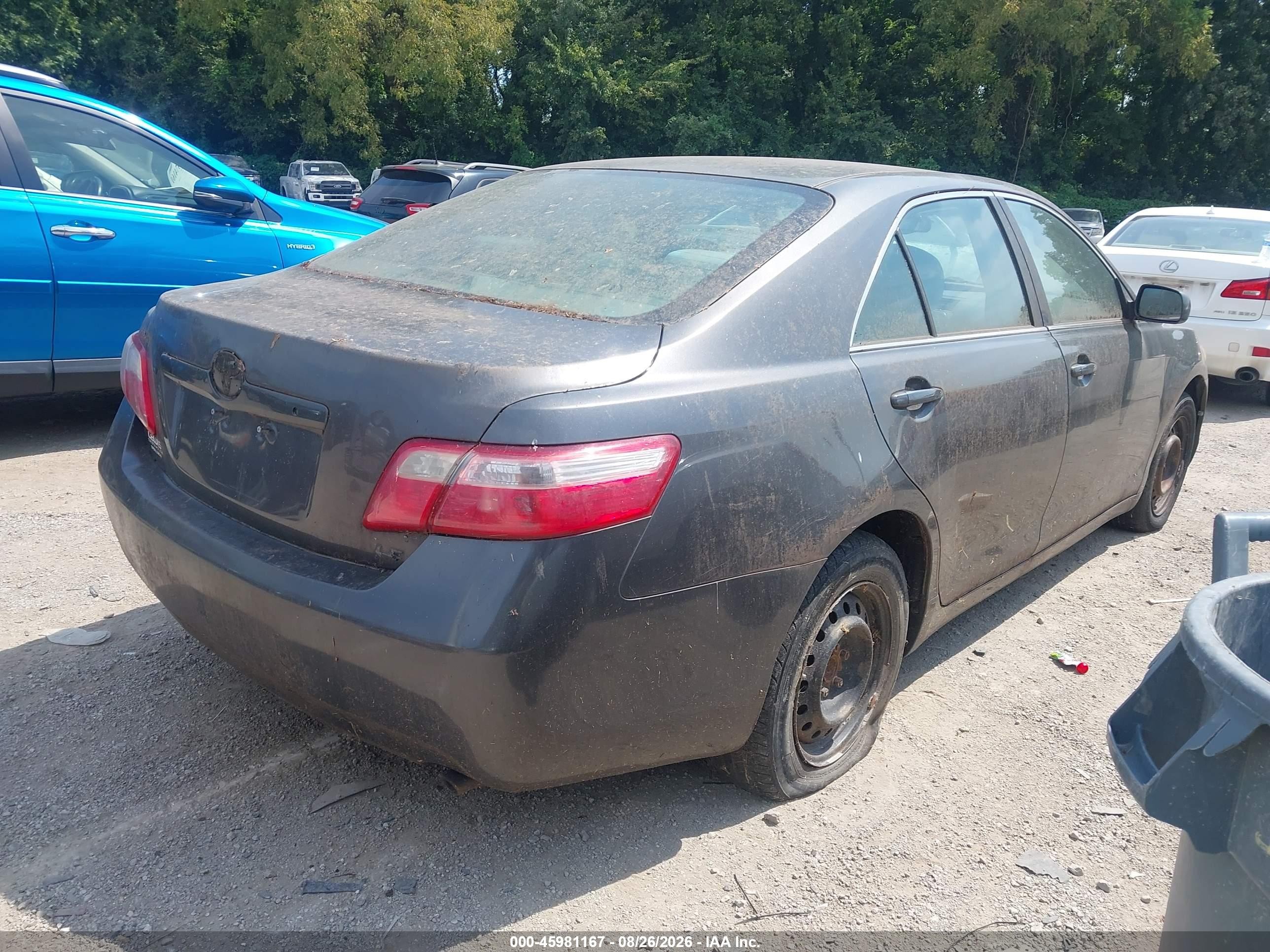2007 Toyota Camry Le Gray vin: 4T1BE46K17U613267