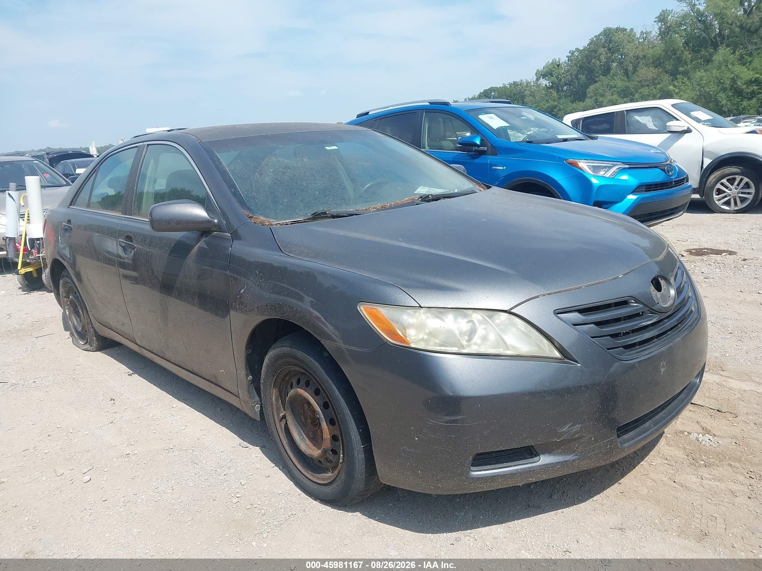 2007 Toyota Camry Le Gray vin: 4T1BE46K17U613267
