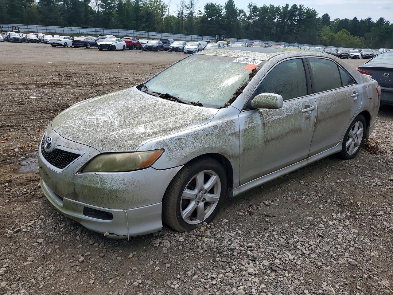 2007 Toyota Camry Se Silver vin: 4T1BE46K17U614922