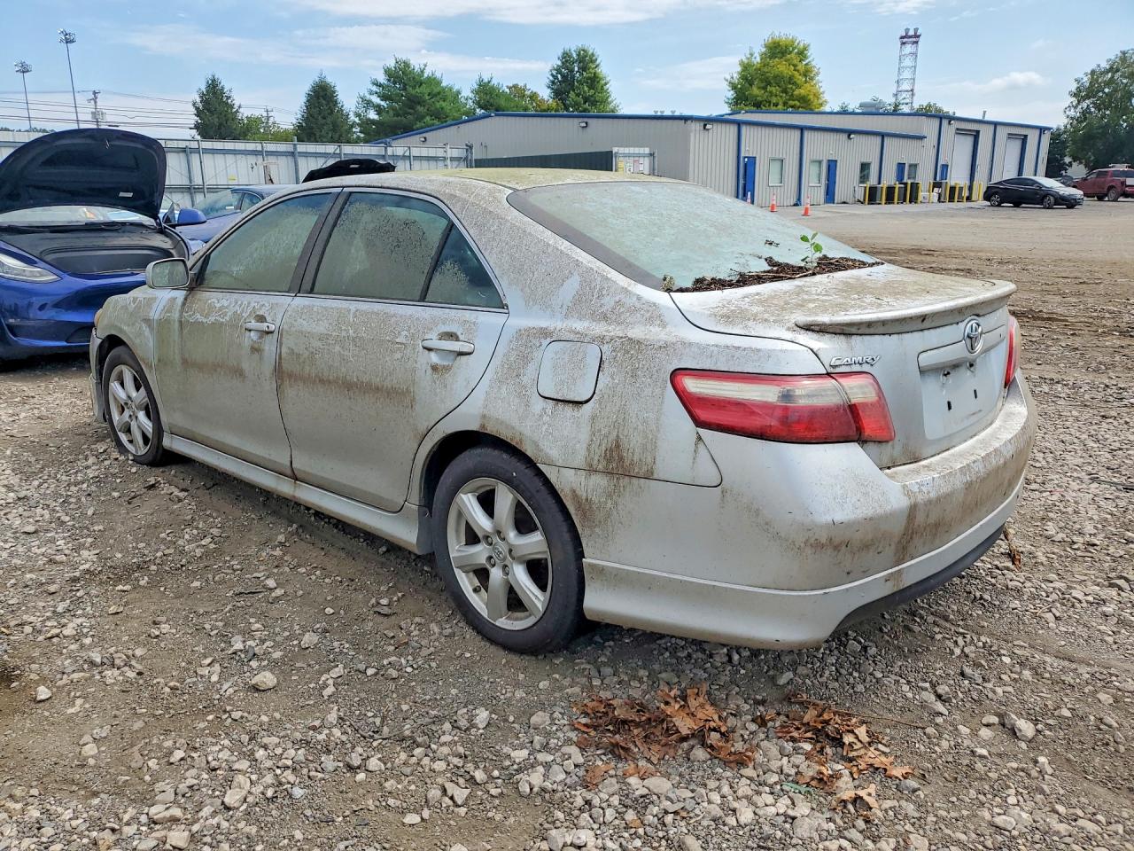 2007 Toyota Camry Se Silver vin: 4T1BE46K17U614922