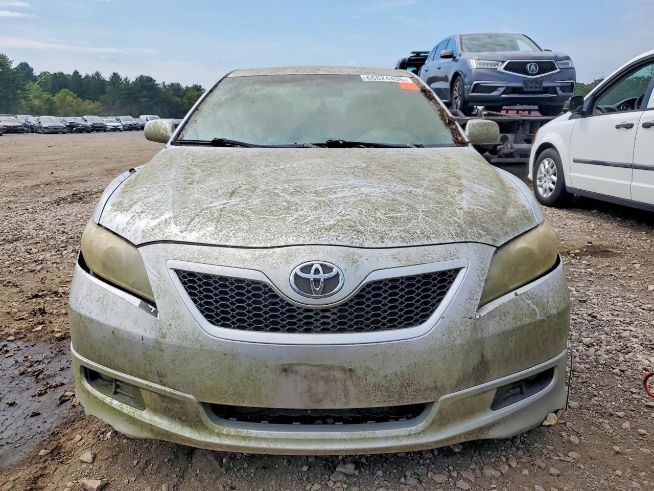 2007 Toyota Camry Se Silver vin: 4T1BE46K17U614922