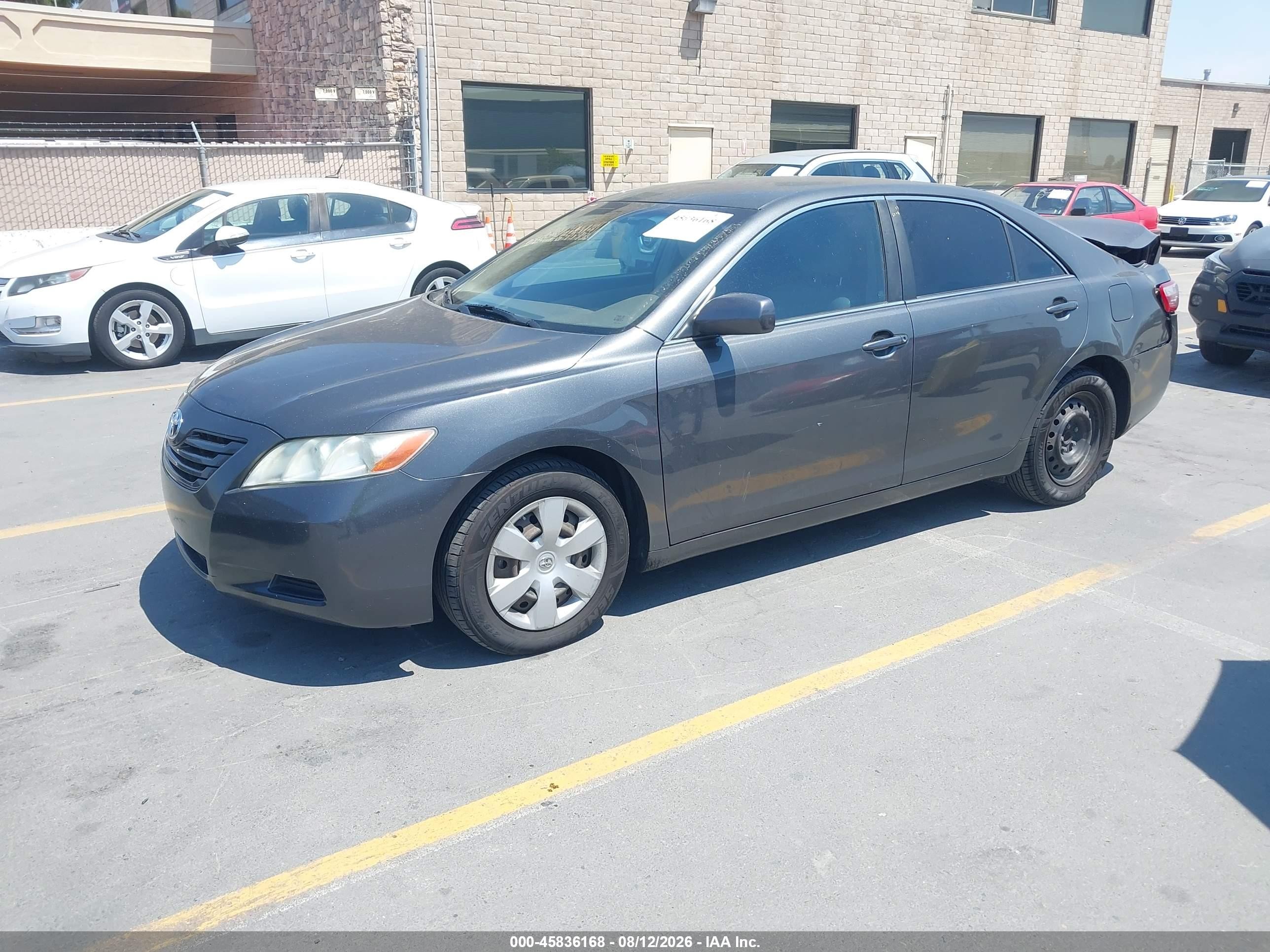 2007 Toyota Camry Le Gray vin: 4T1BE46K17U639853