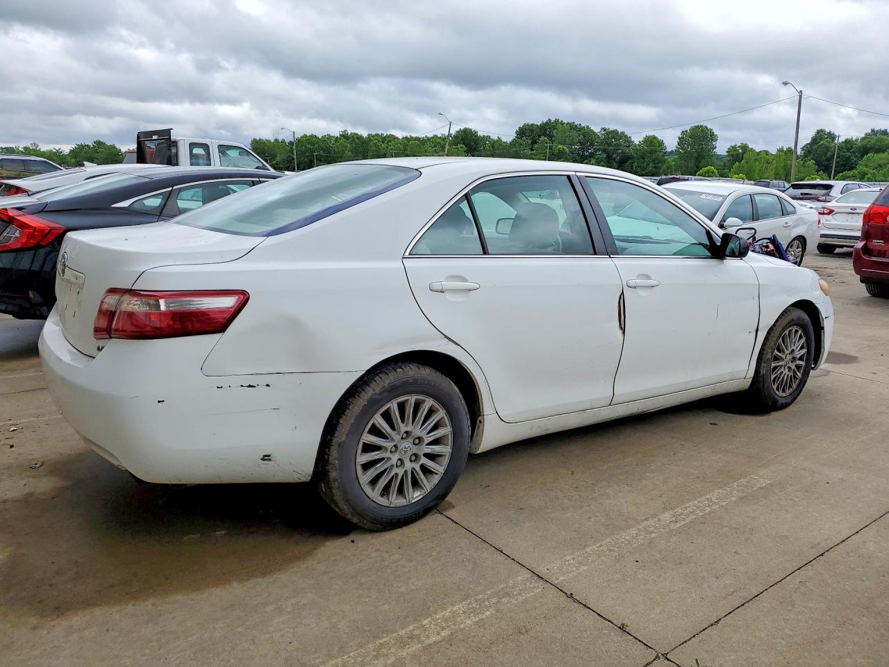 2007 Toyota Camry Le White vin: 4T1BE46K17U656992