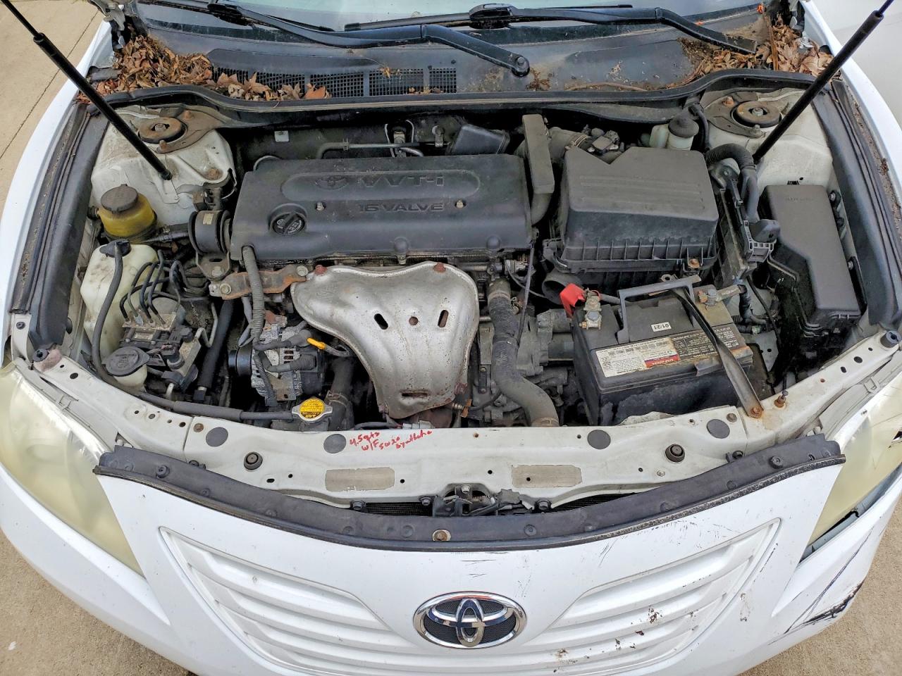 2007 Toyota Camry Le White vin: 4T1BE46K17U656992