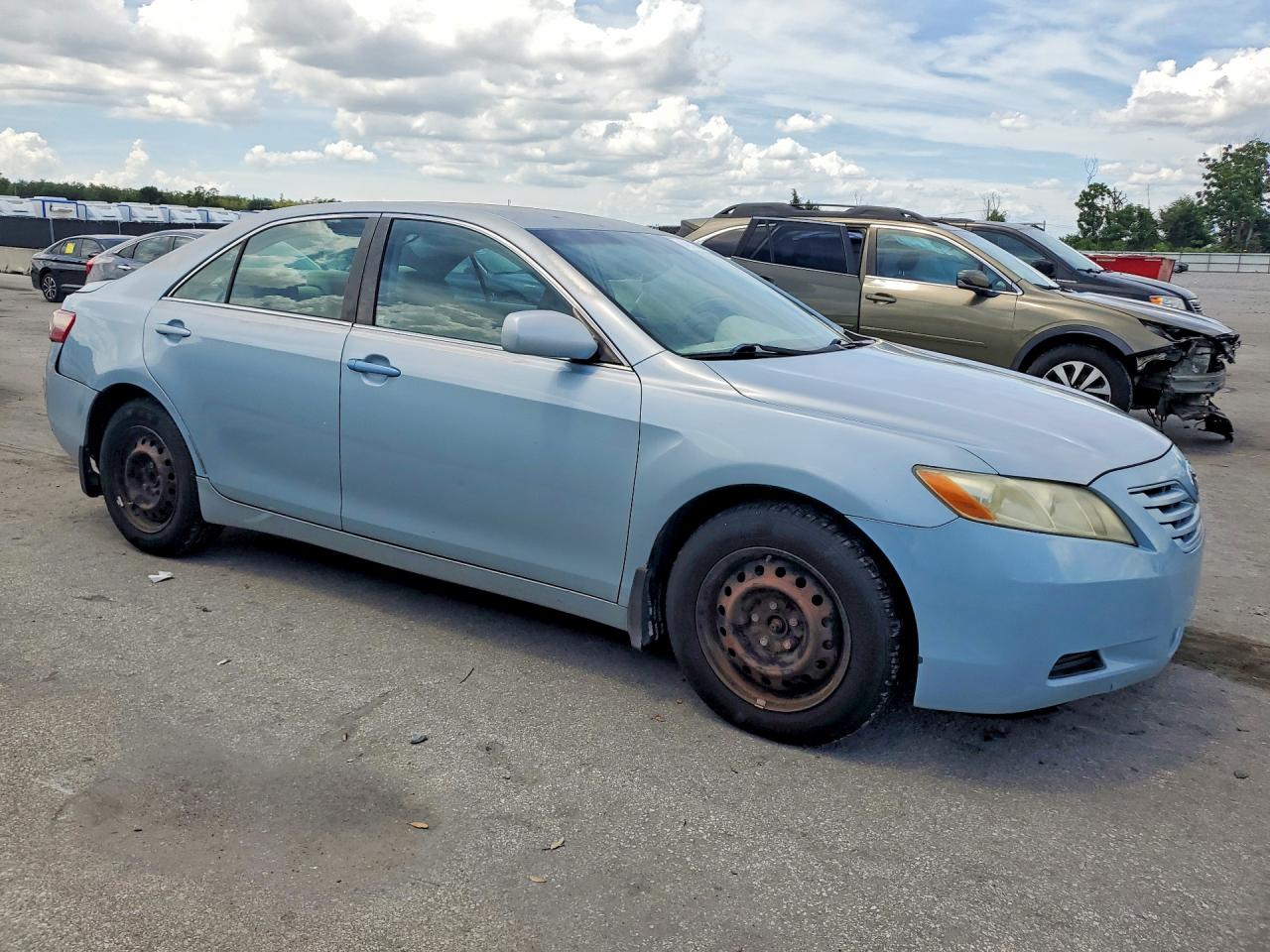 2007 Toyota Camry Le Blue vin: 4T1BE46K17U664848
