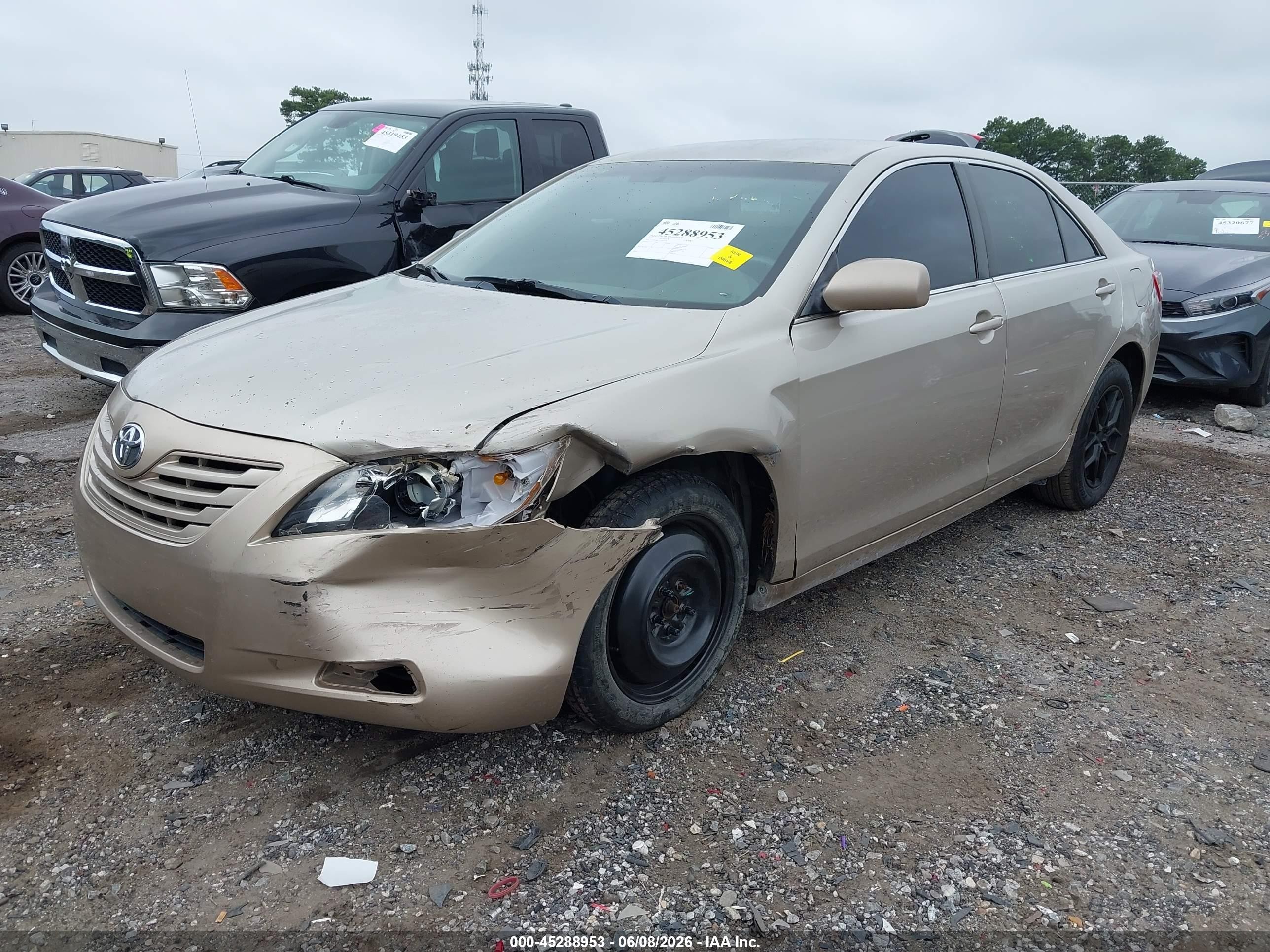 2007 Toyota Camry Le Tan vin: 4T1BE46K17U665126