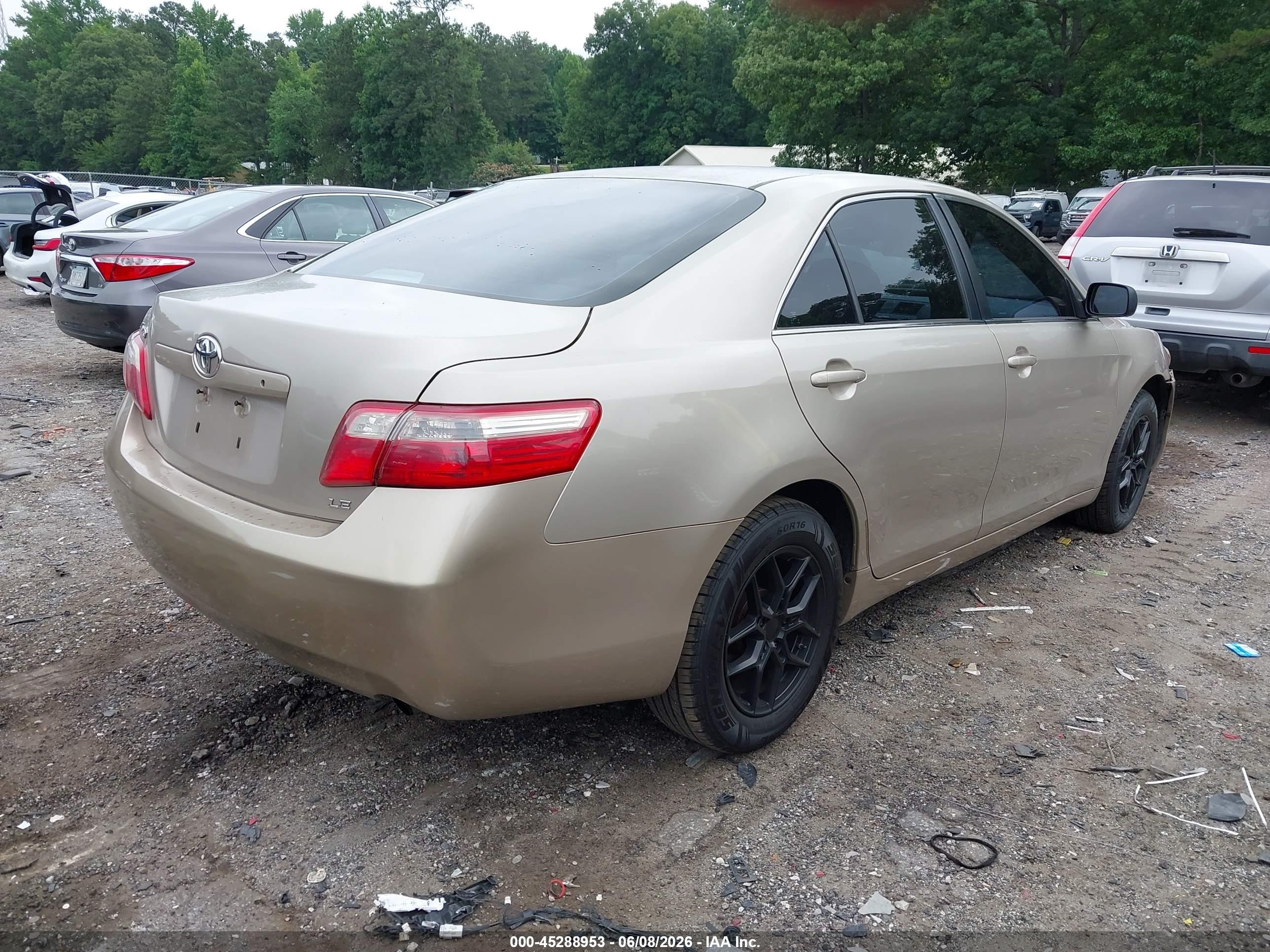 2007 Toyota Camry Le Tan vin: 4T1BE46K17U665126