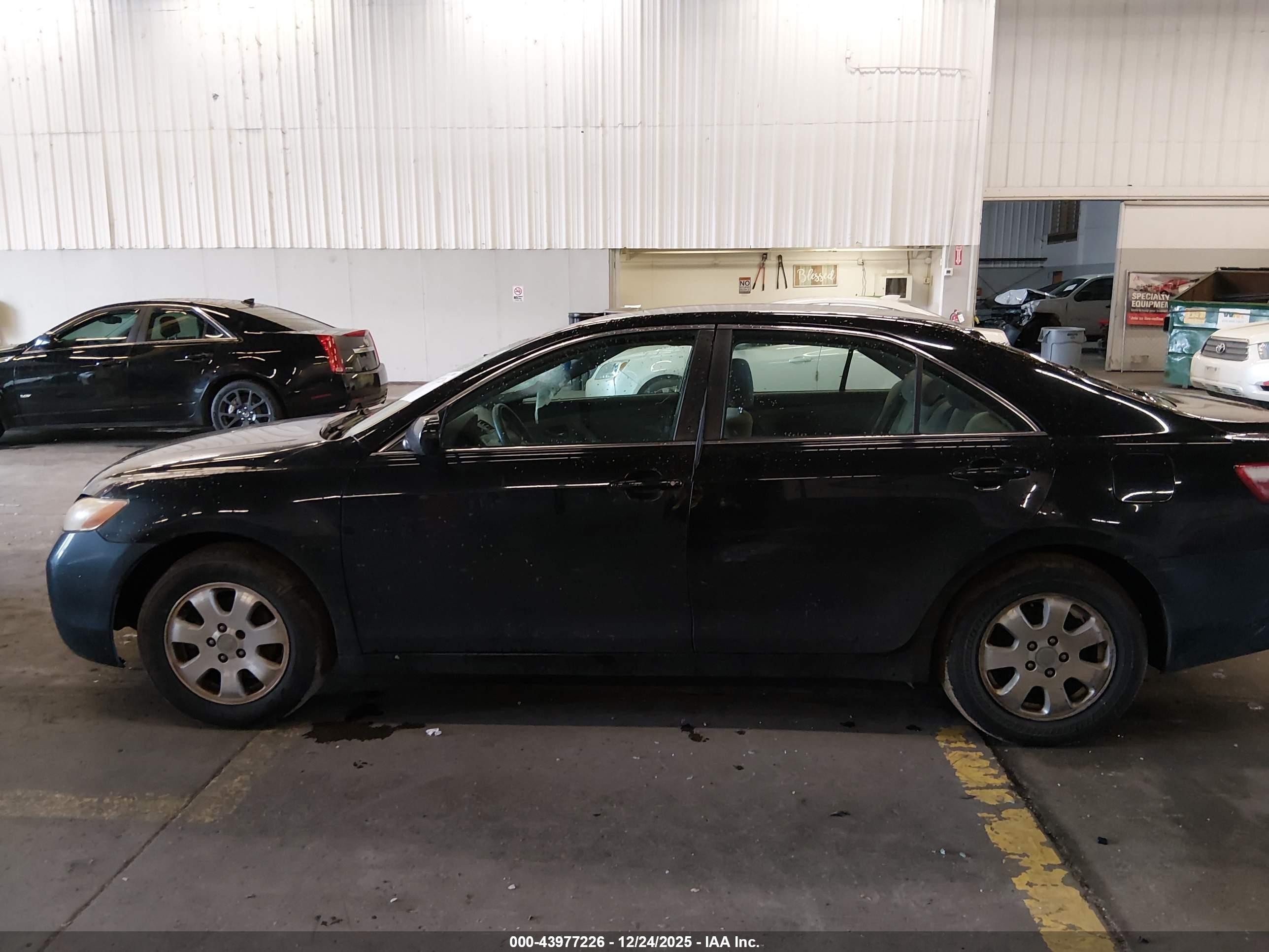 2007 Toyota Camry Le Black vin: 4T1BE46K17U677728