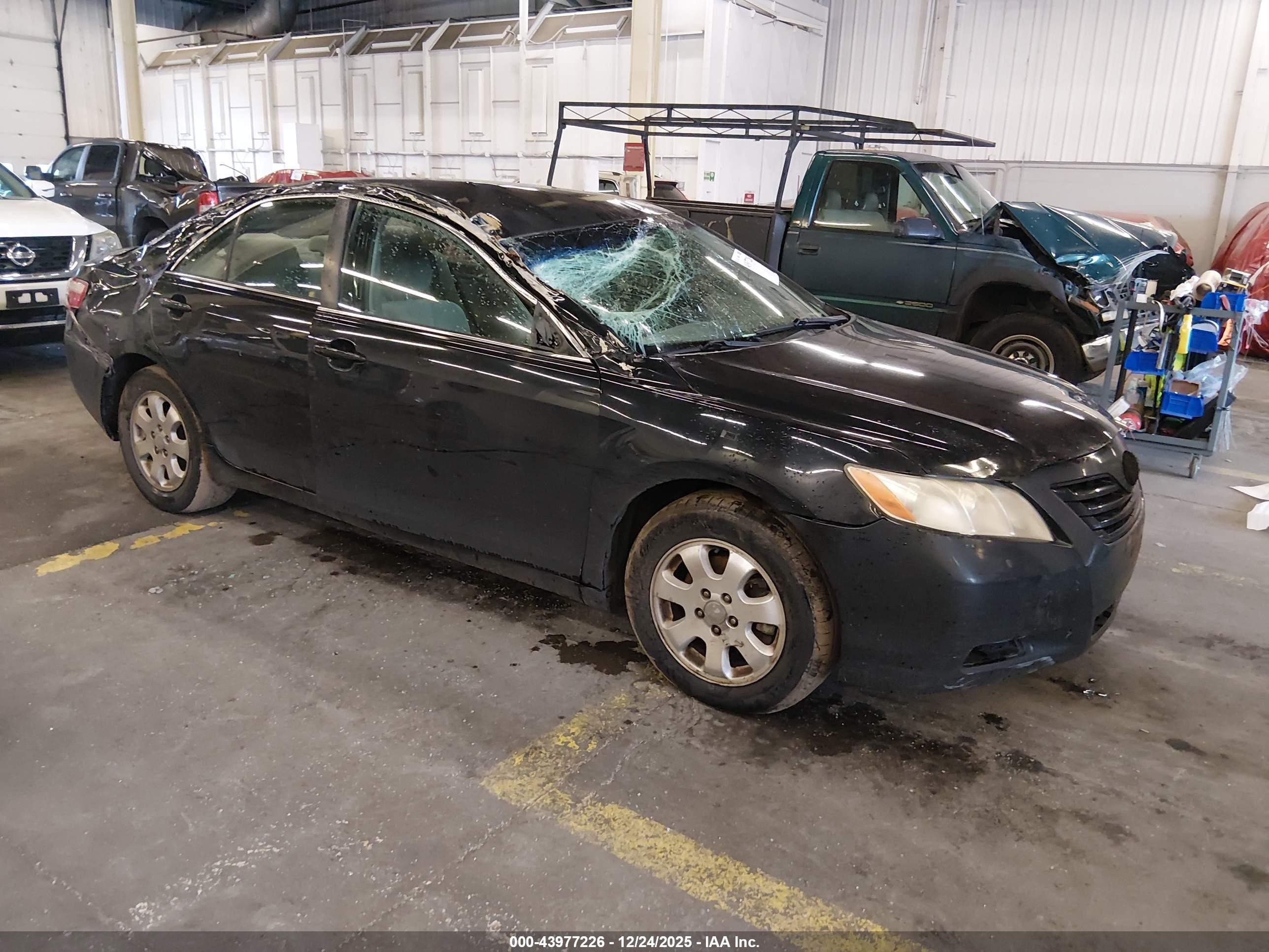 2007 Toyota Camry Le Black vin: 4T1BE46K17U677728