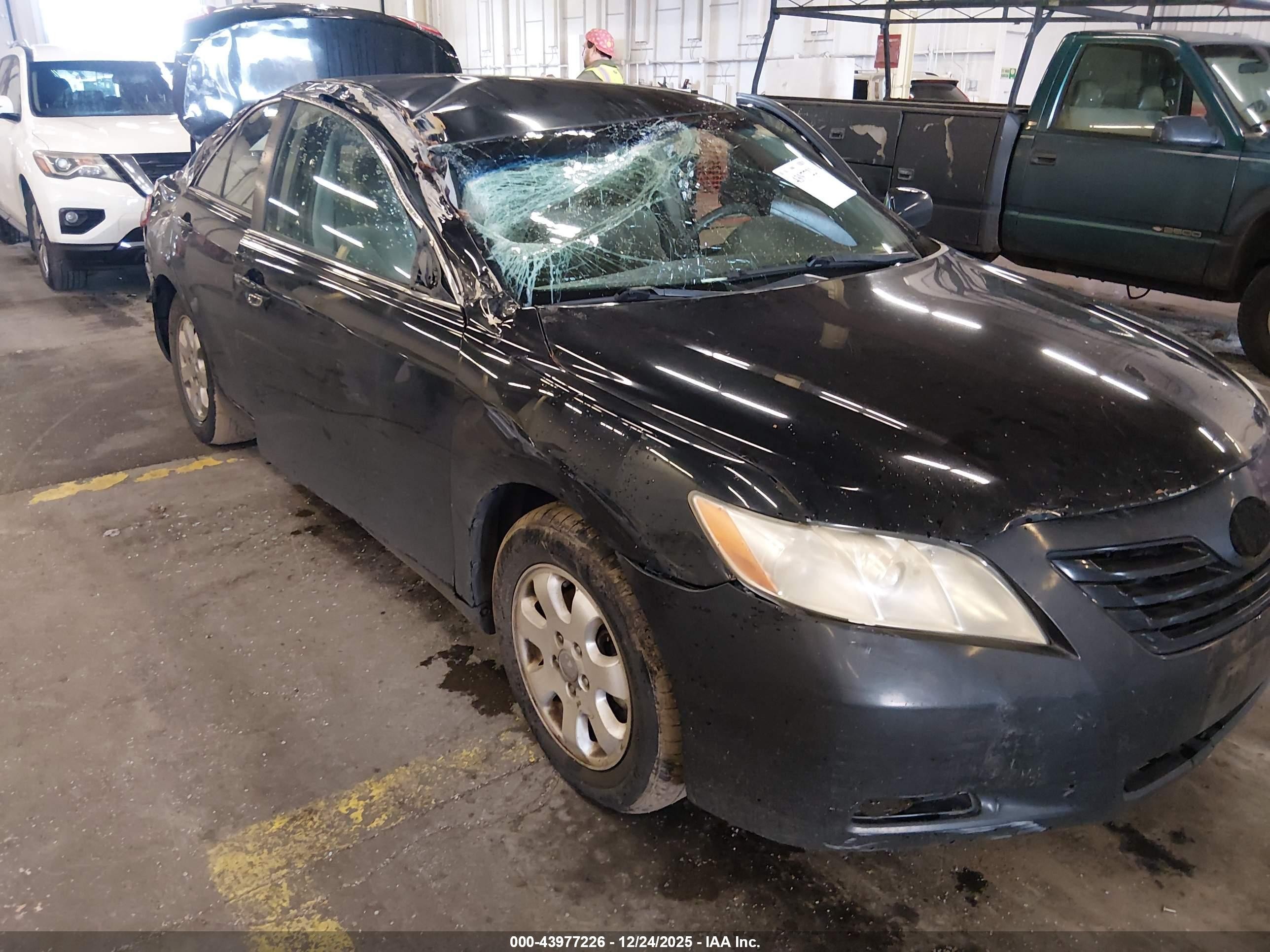 2007 Toyota Camry Le Black vin: 4T1BE46K17U677728