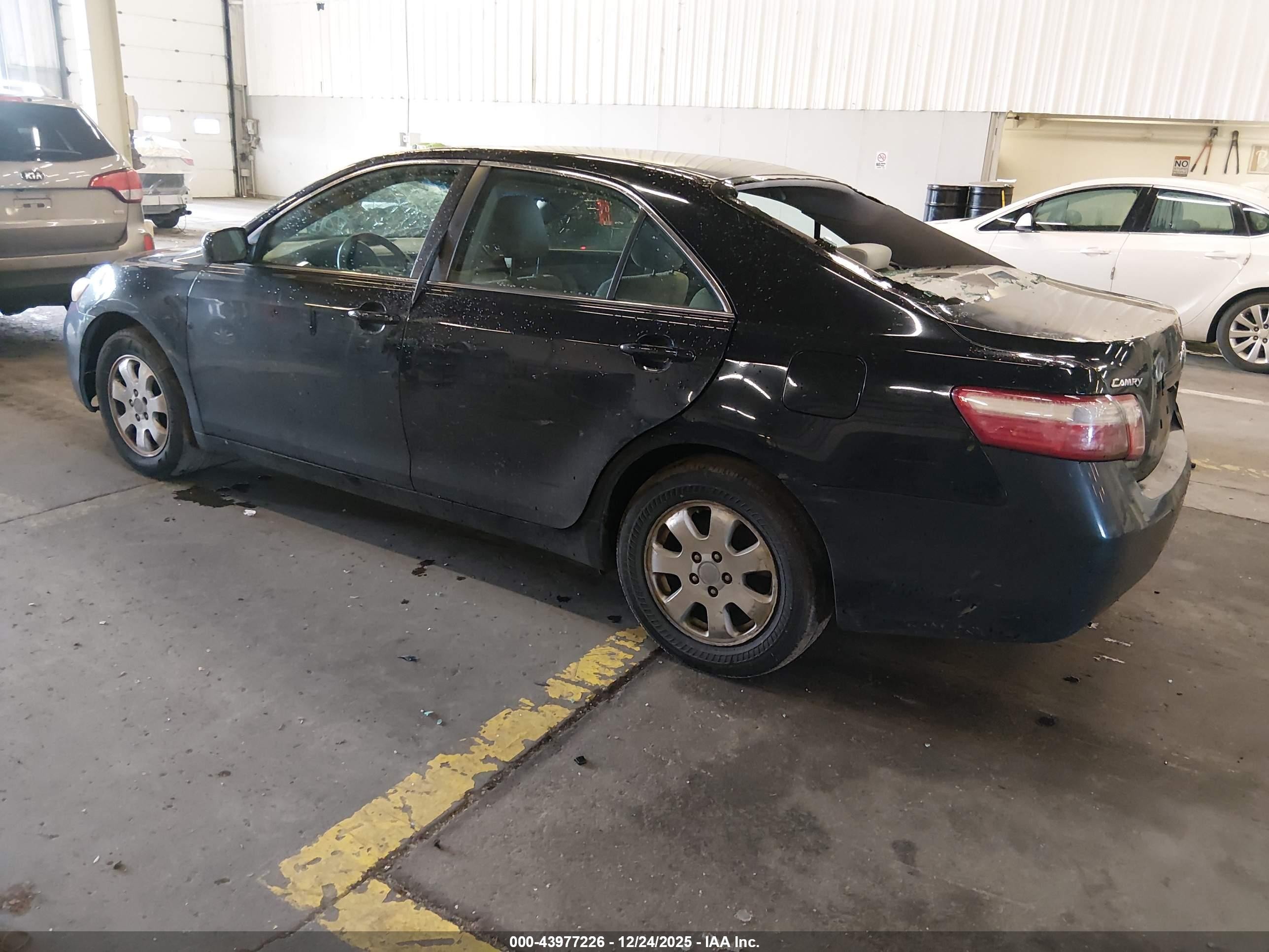 2007 Toyota Camry Le Black vin: 4T1BE46K17U677728