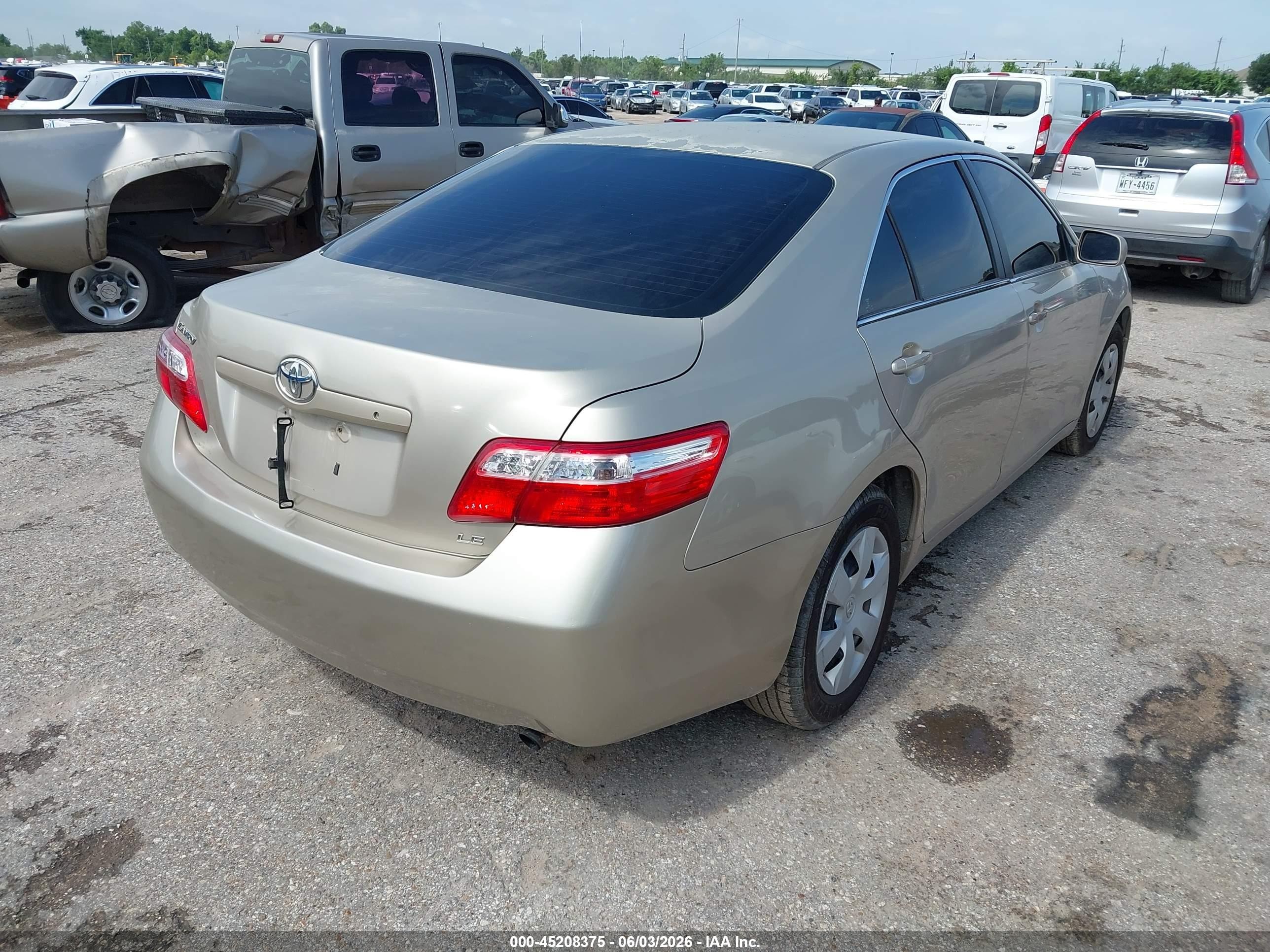 2008 Toyota Camry Le Tan vin: 4T1BE46K18U219933