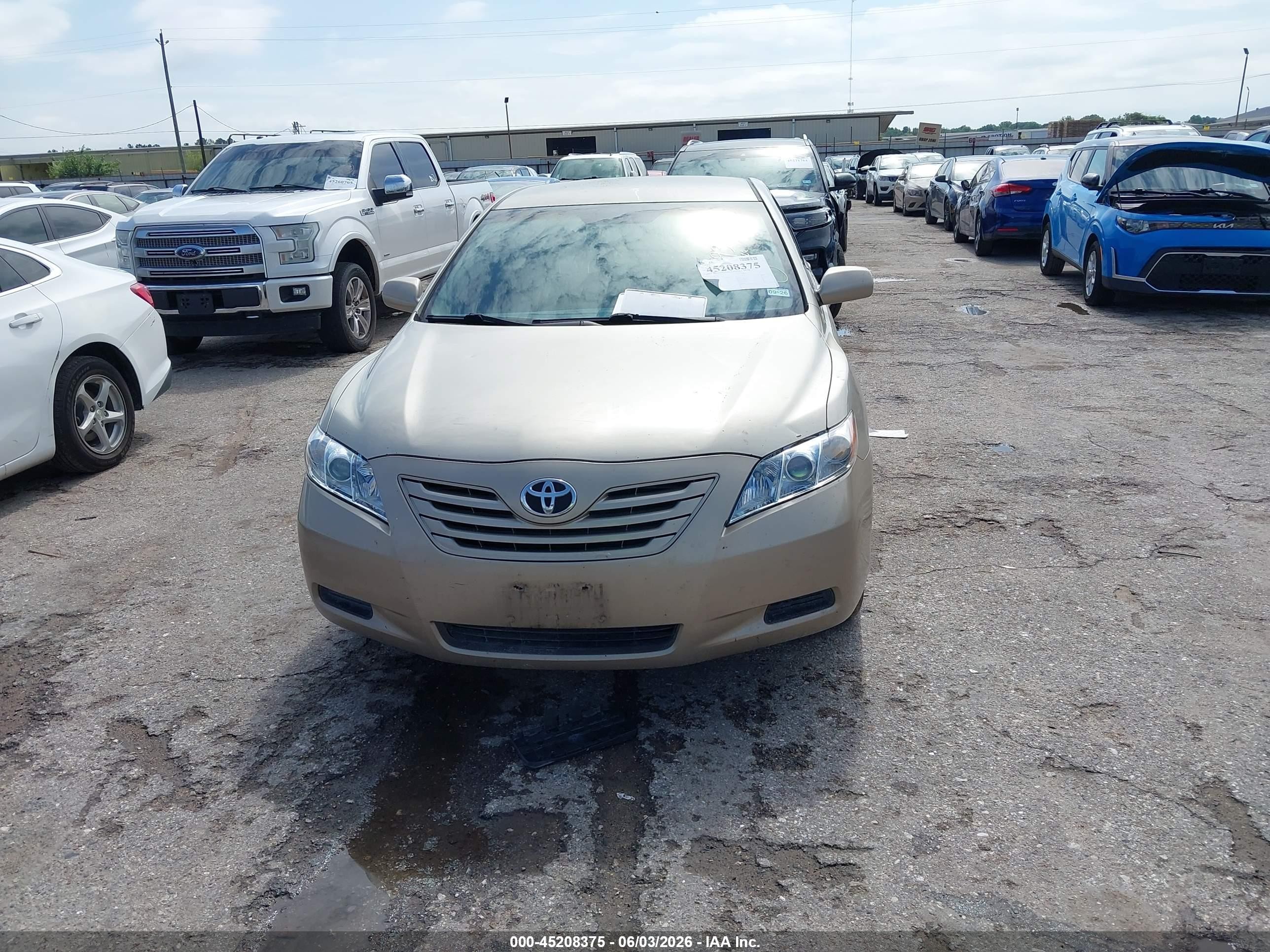 2008 Toyota Camry Le Tan vin: 4T1BE46K18U219933