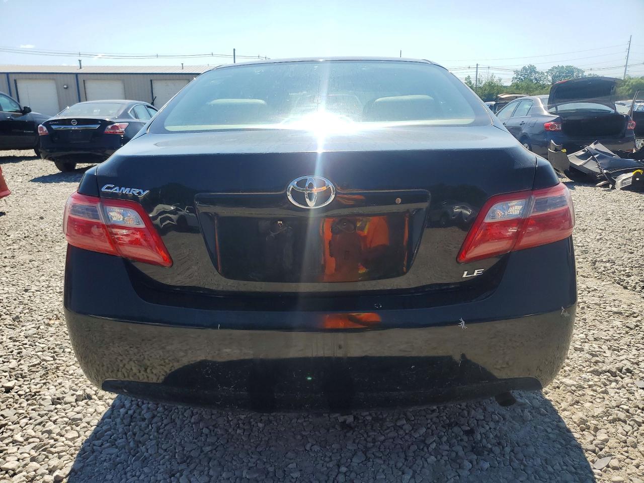 2008 Toyota Camry Le Black vin: 4T1BE46K18U224887