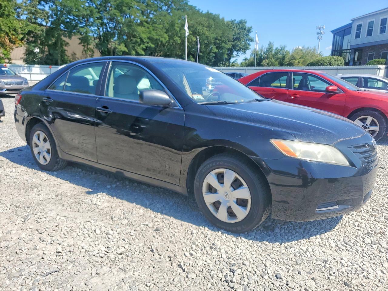 2008 Toyota Camry Le Black vin: 4T1BE46K18U224887