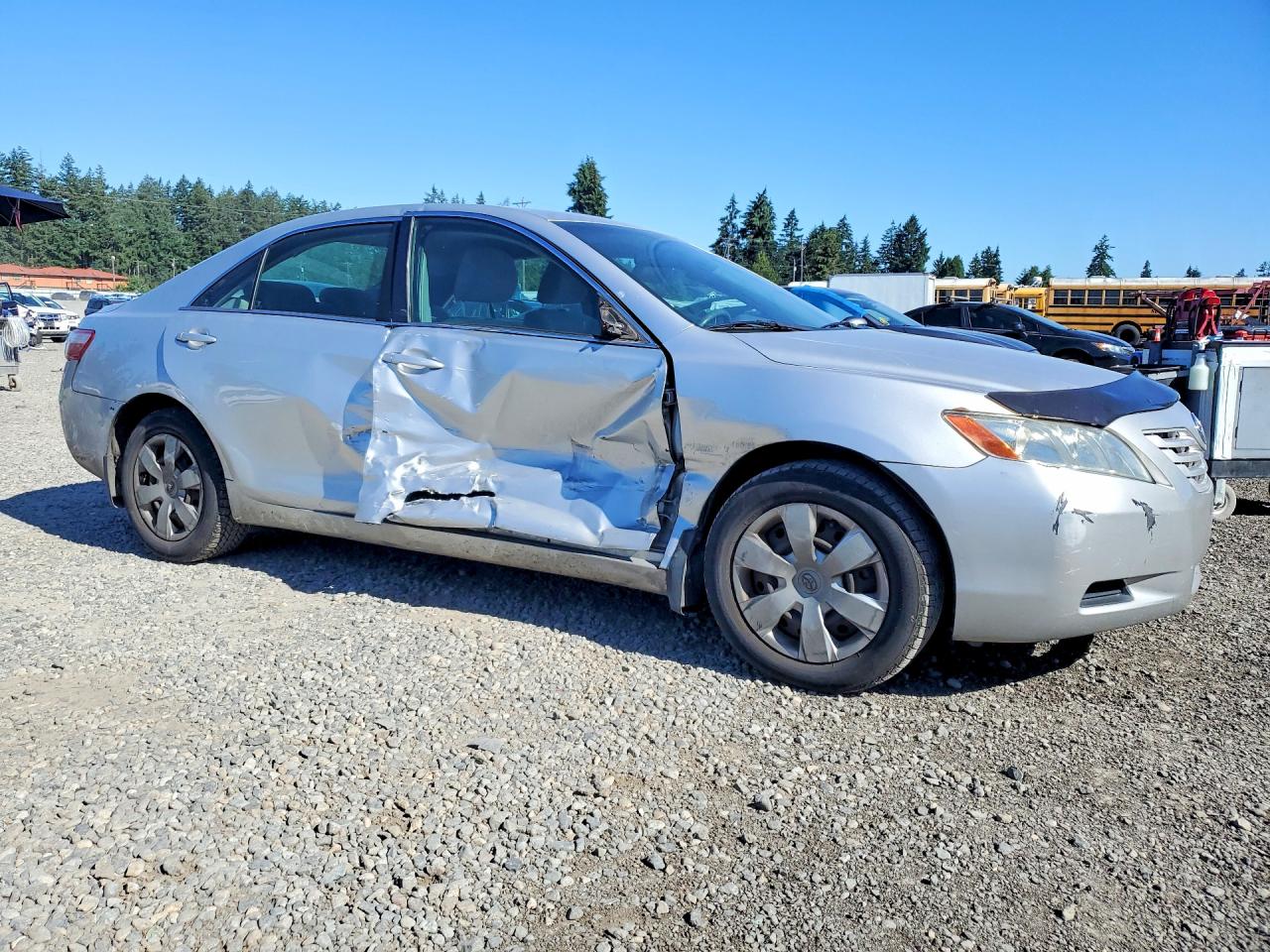 2008 Toyota Camry Le Silver vin: 4T1BE46K18U227627