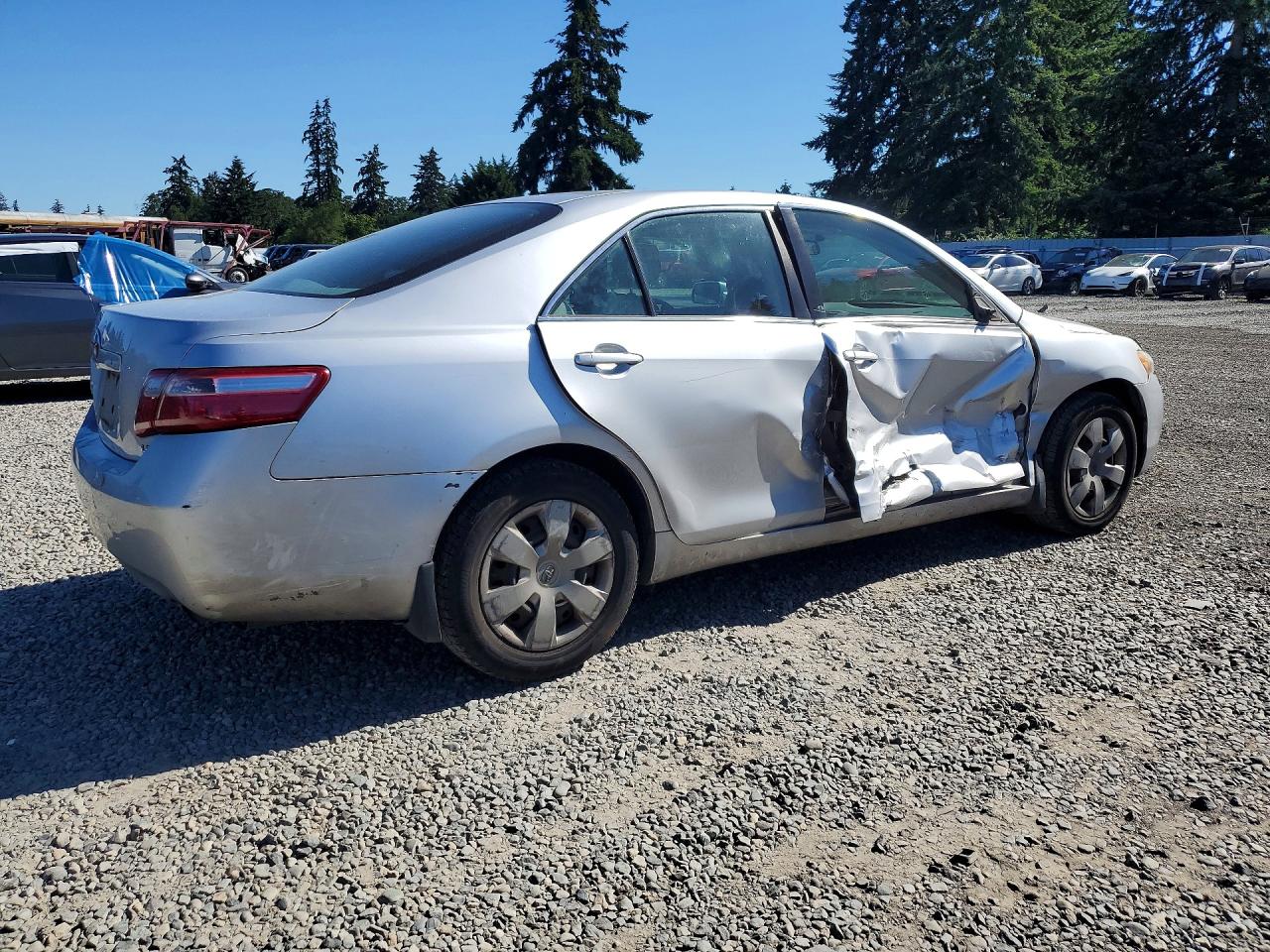 2008 Toyota Camry Le Silver vin: 4T1BE46K18U227627