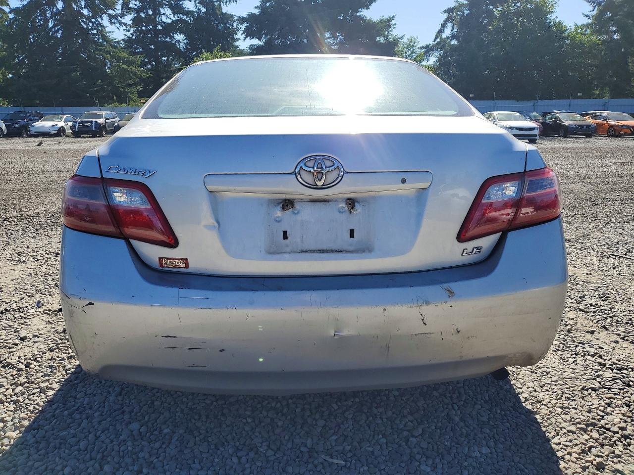2008 Toyota Camry Le Silver vin: 4T1BE46K18U227627