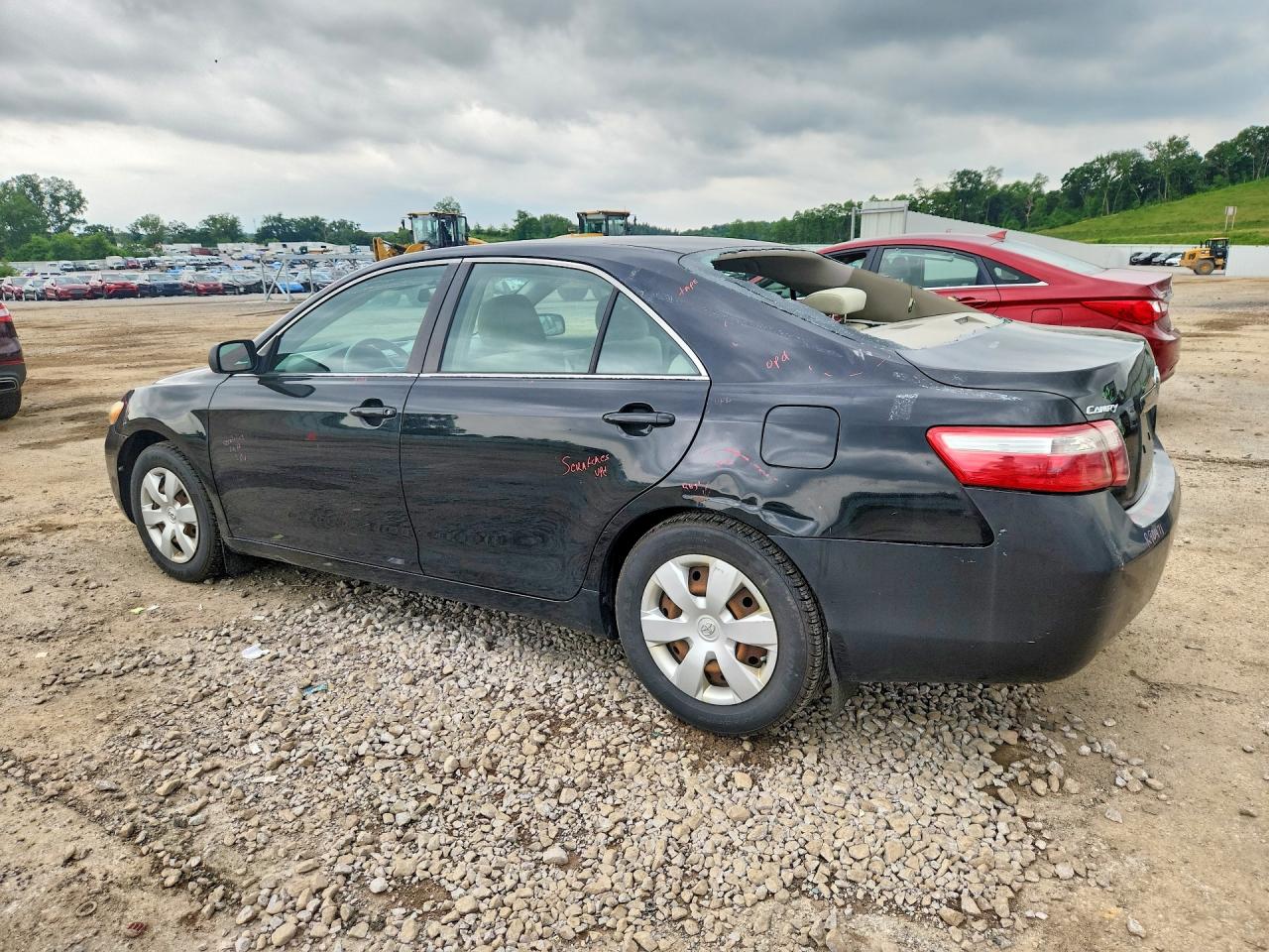 2008 Toyota Camry Le Черный vin: 4T1BE46K18U230849