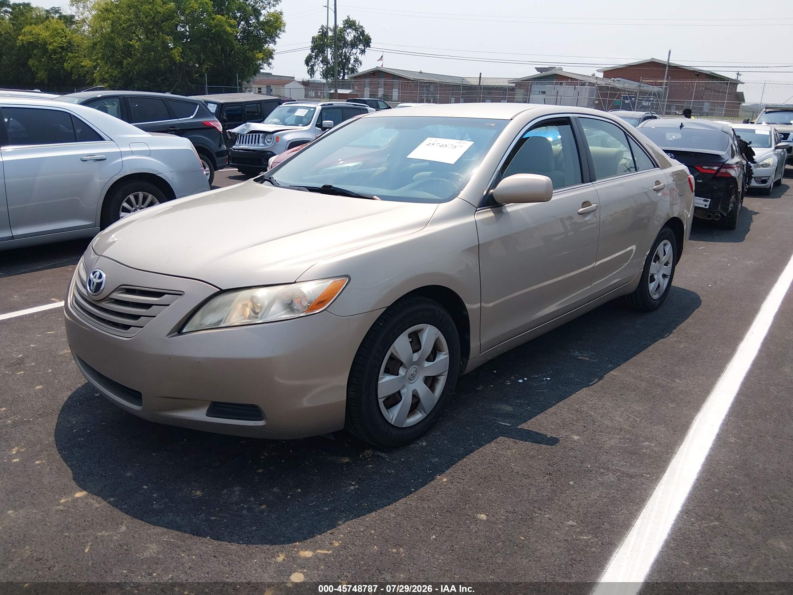2008 Toyota Camry Le White vin: 4T1BE46K18U236523