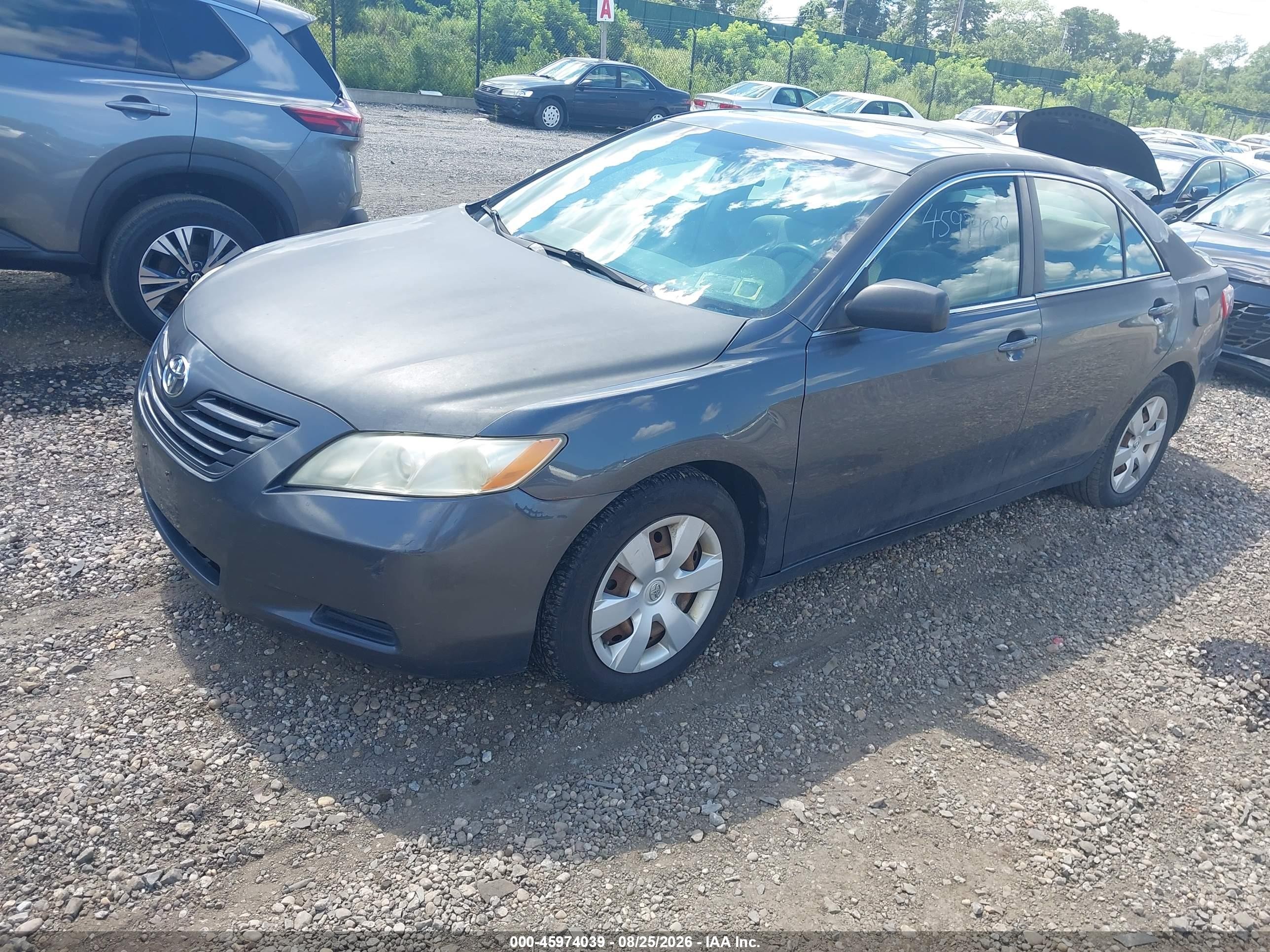 2008 Toyota Camry Le Серый vin: 4T1BE46K18U258845