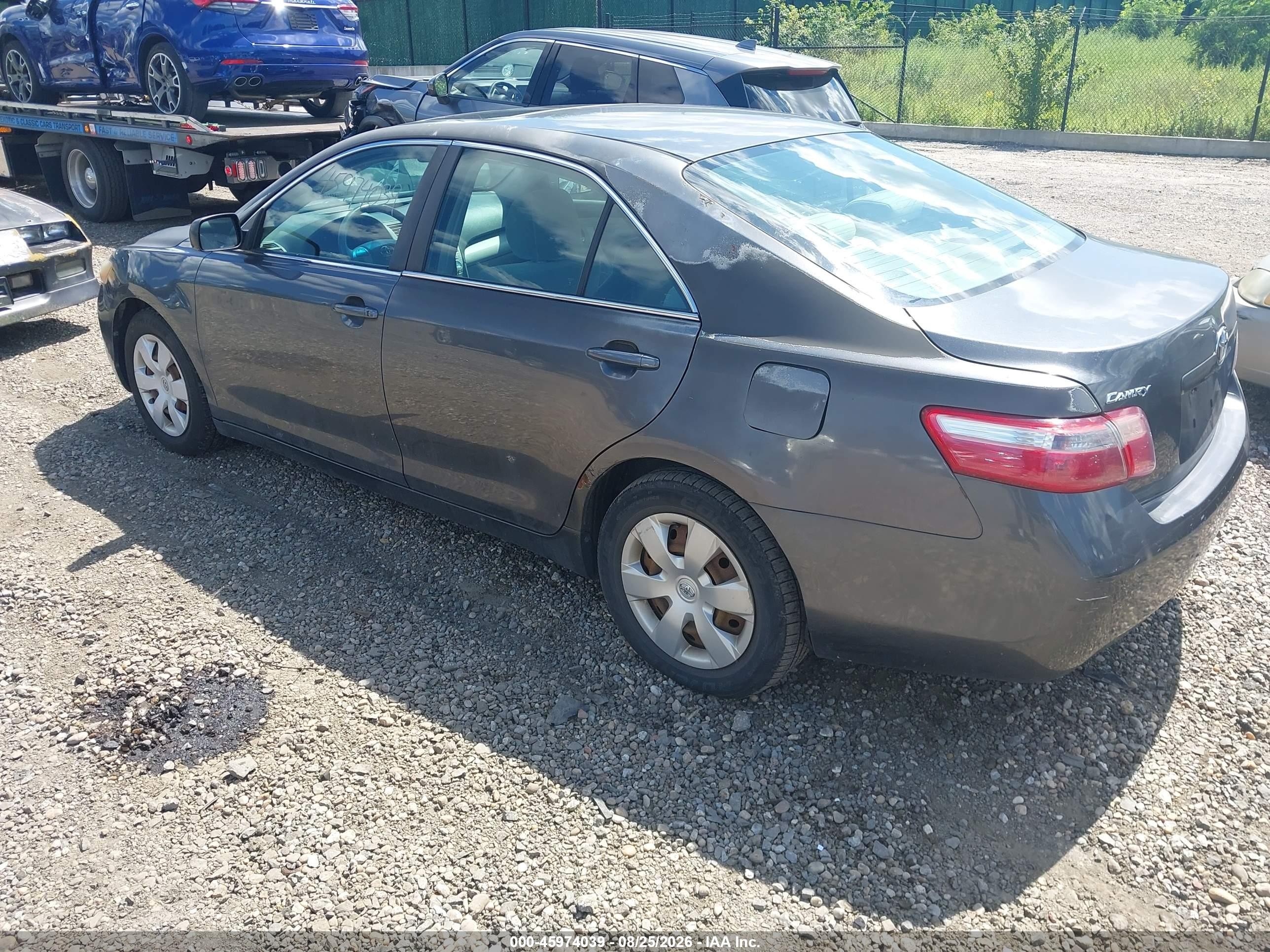 2008 Toyota Camry Le Серый vin: 4T1BE46K18U258845