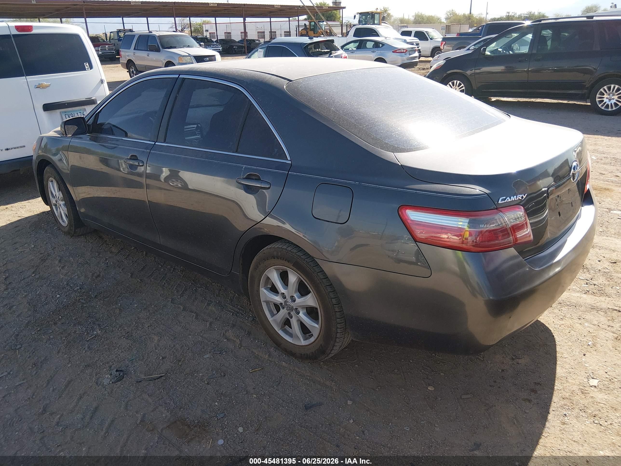 2008 Toyota Camry Le Серый vin: 4T1BE46K18U742255