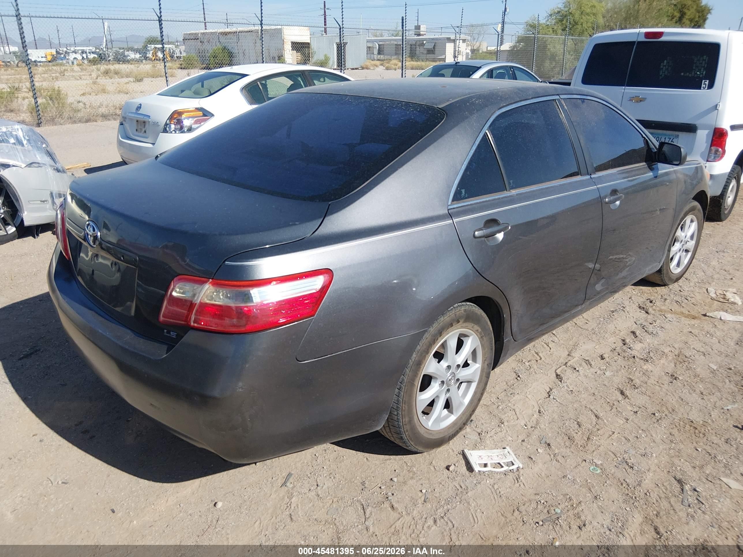 2008 Toyota Camry Le Серый vin: 4T1BE46K18U742255