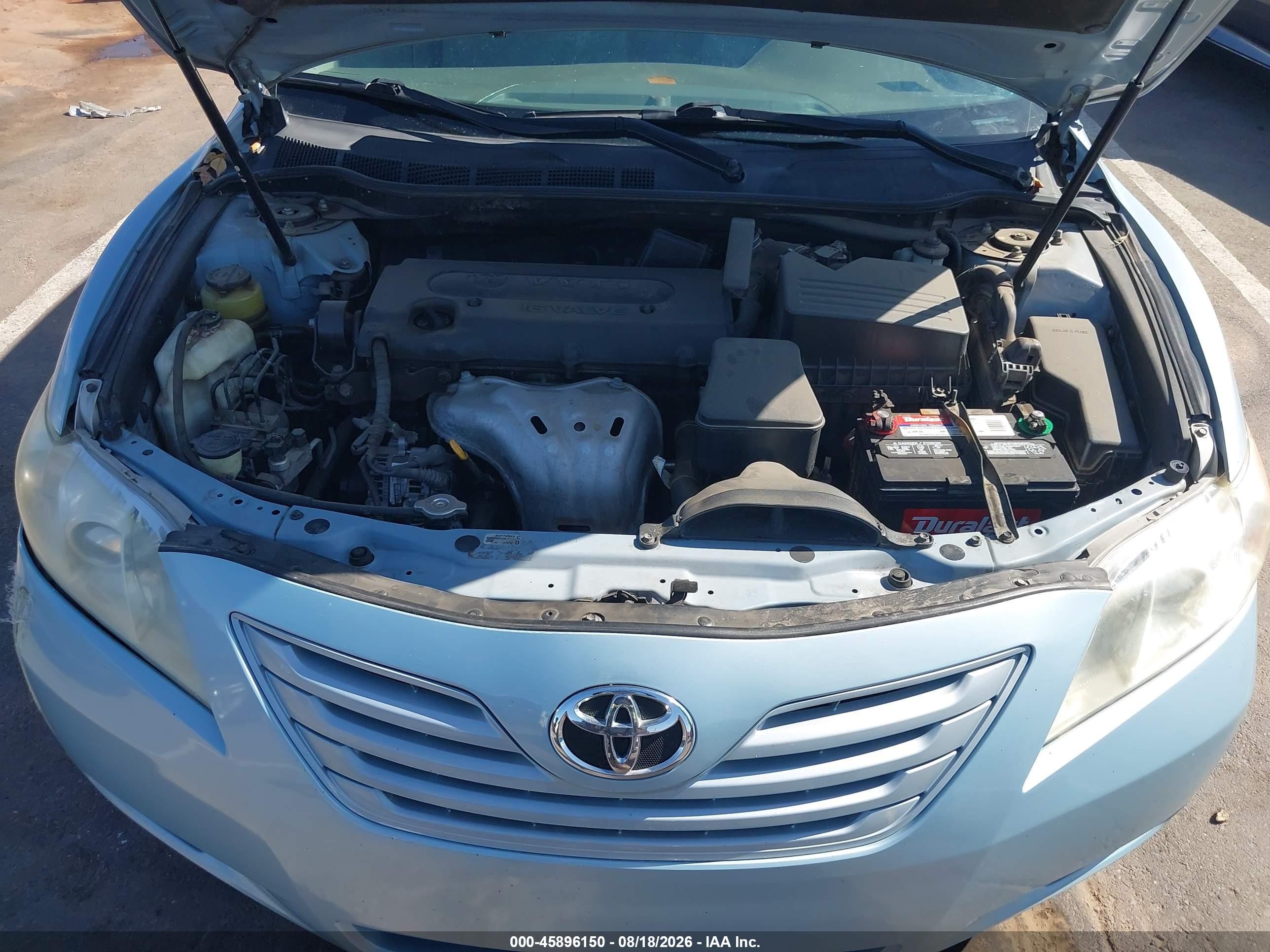 2008 Toyota Camry Le Light Blue vin: 4T1BE46K18U746161