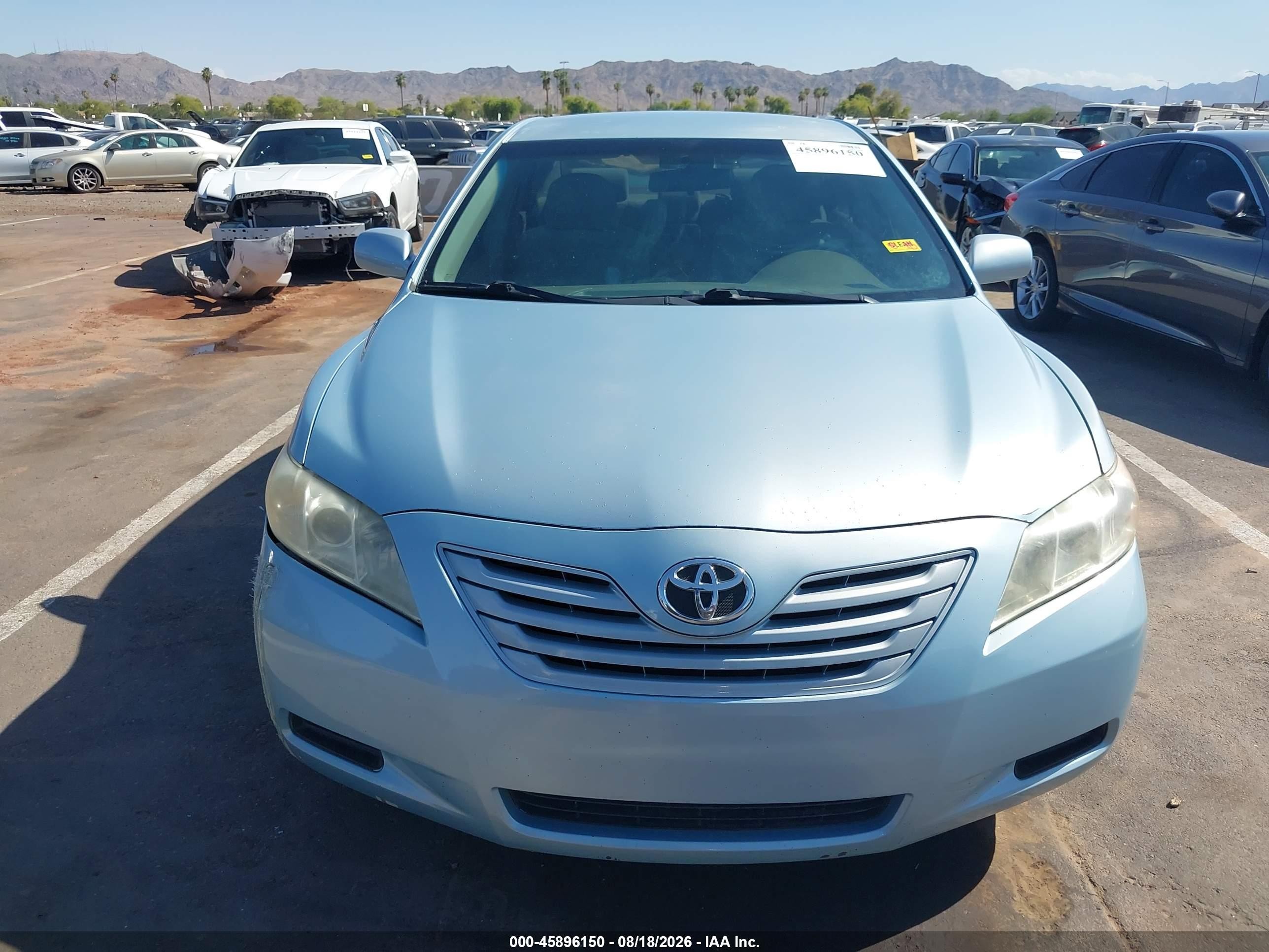 2008 Toyota Camry Le Light Blue vin: 4T1BE46K18U746161