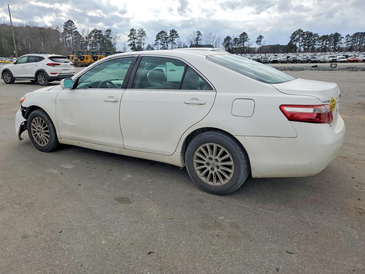 2008 Toyota Camry Ce White vin: 4T1BE46K18U747438