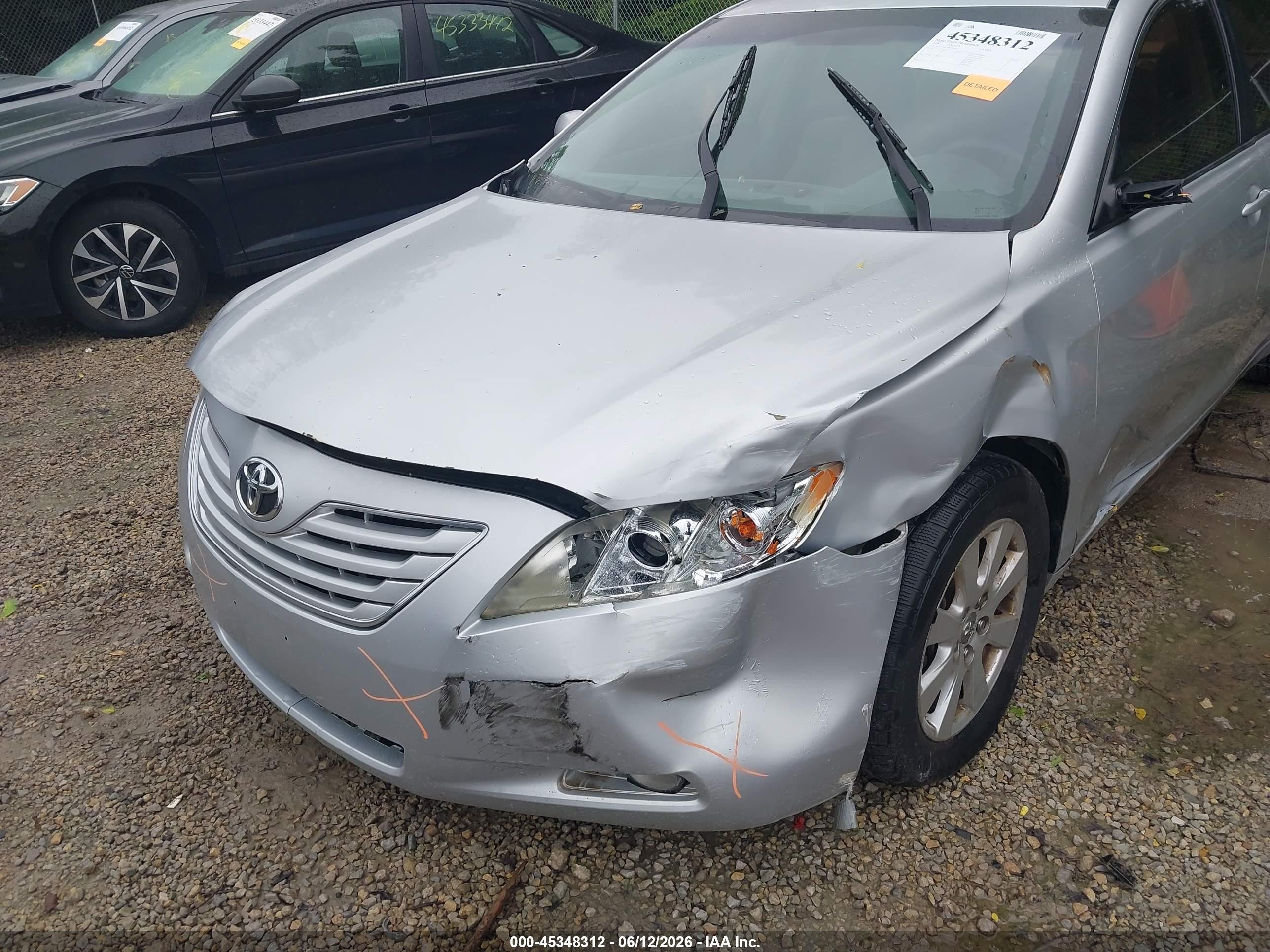 2008 Toyota Camry Xle Silver vin: 4T1BE46K18U756415