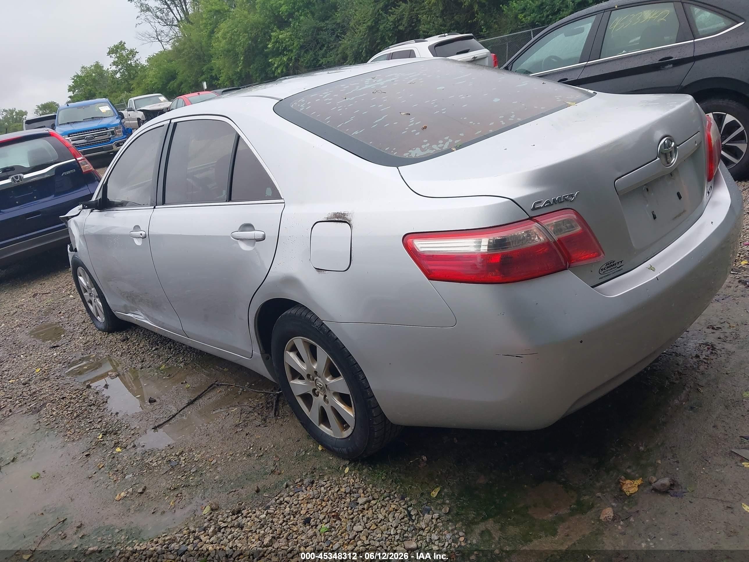 2008 Toyota Camry Xle Silver vin: 4T1BE46K18U756415