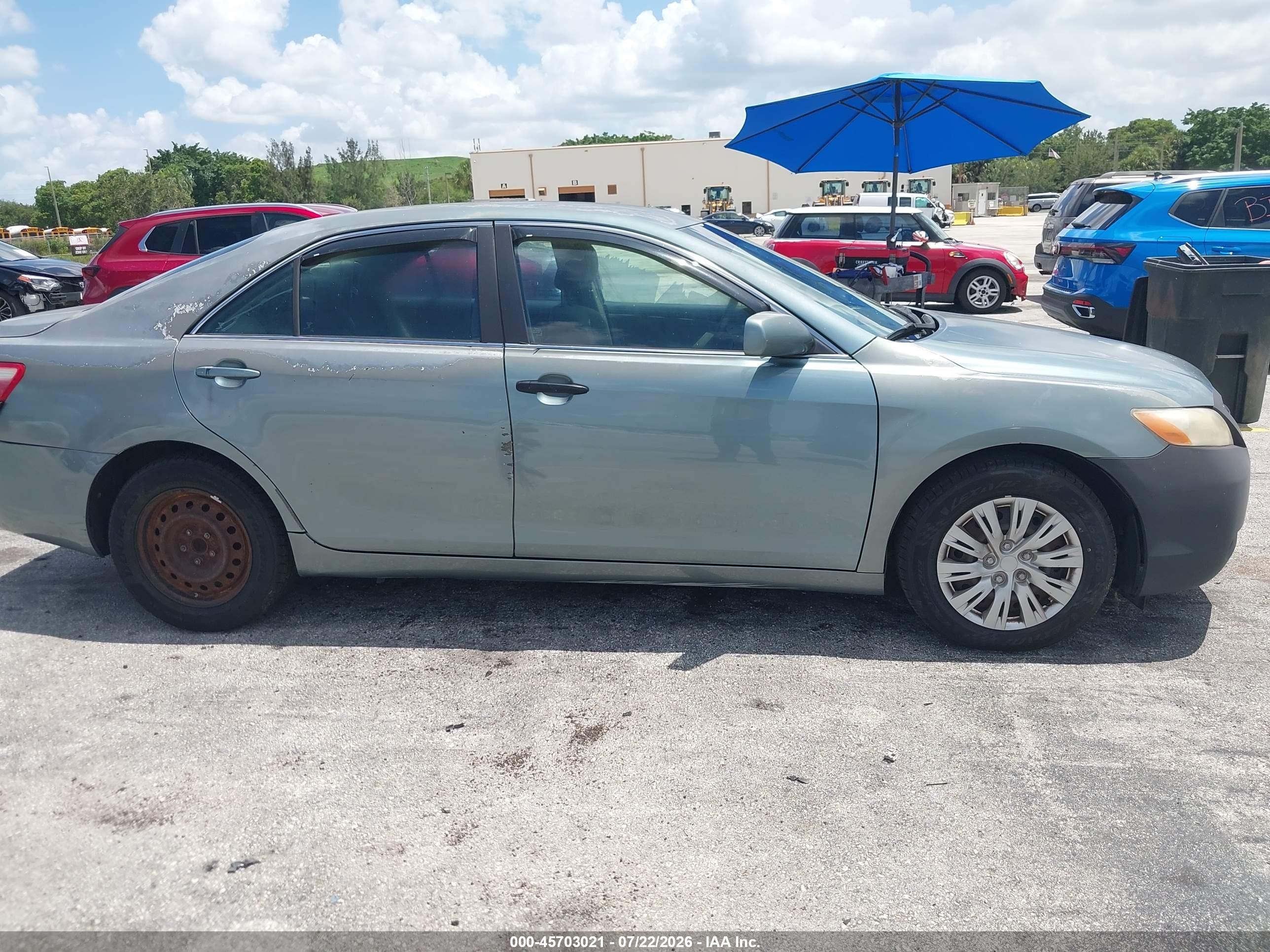 2008 Toyota Camry Le Green vin: 4T1BE46K18U774266