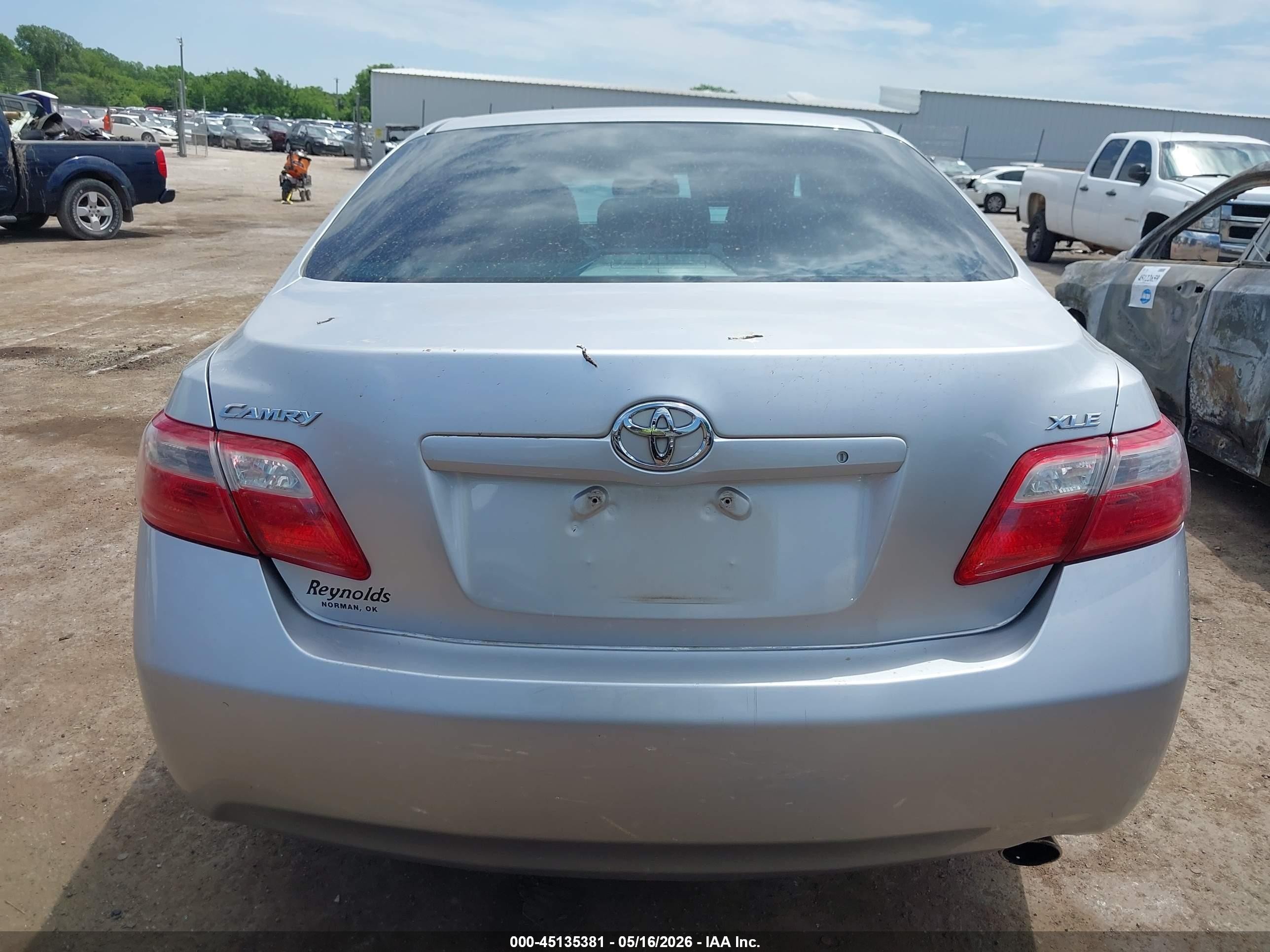 2008 Toyota Camry Xle Silver vin: 4T1BE46K18U775708