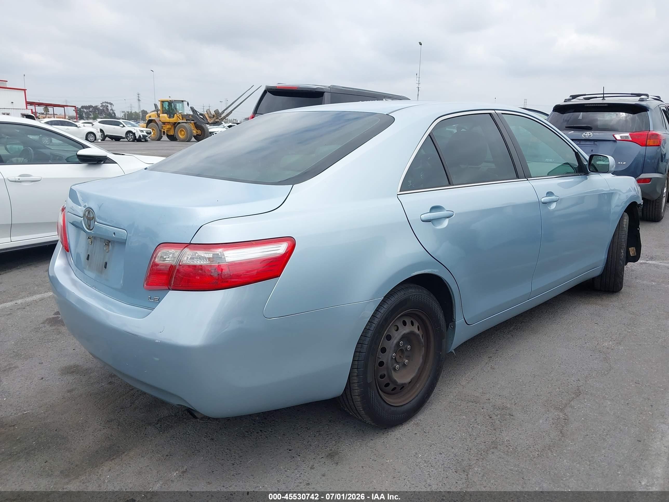 2008 Toyota Camry Le Light Blue vin: 4T1BE46K18U777541