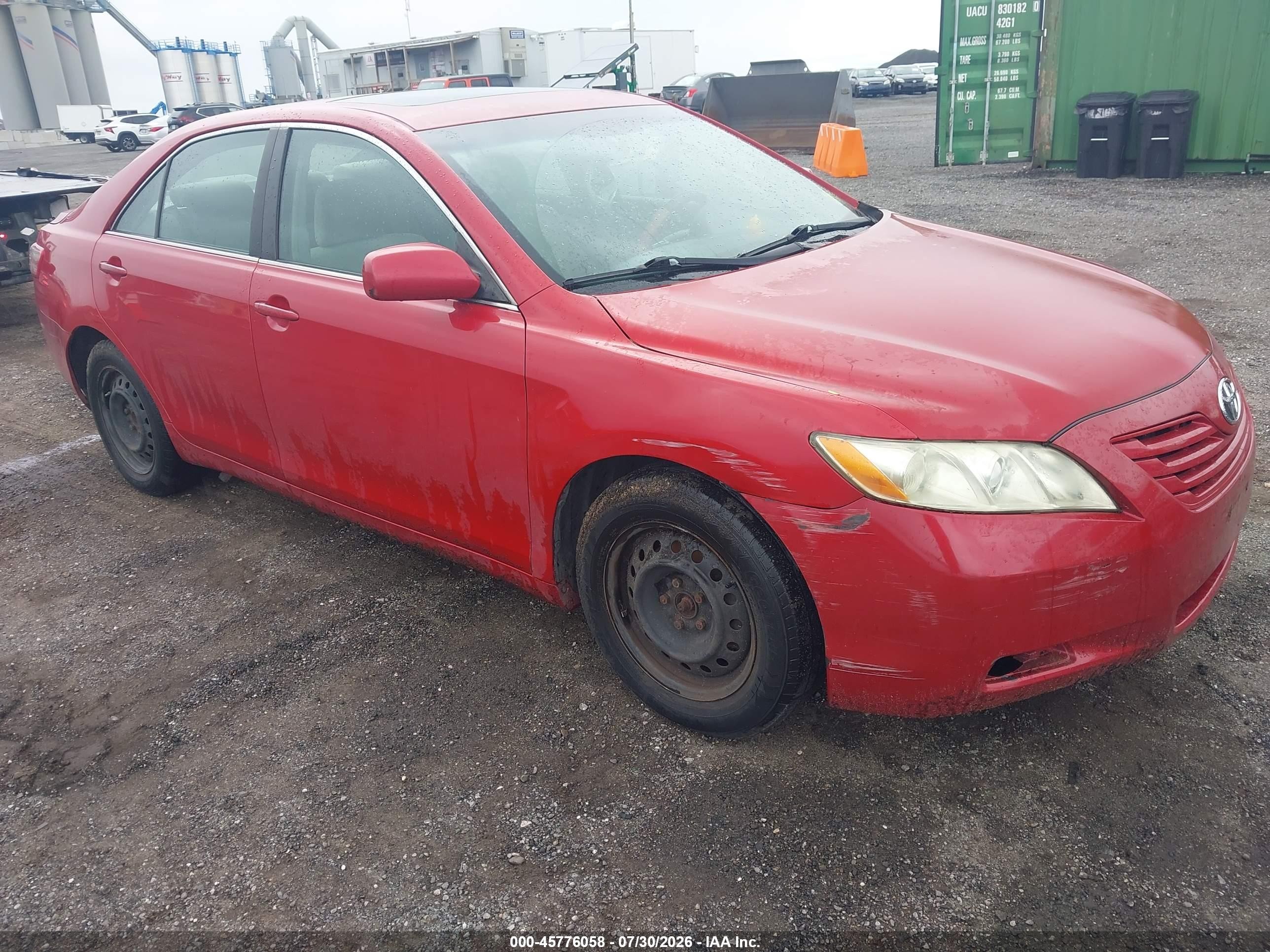 2009 Toyota Camry Le Red vin: 4T1BE46K19U280359