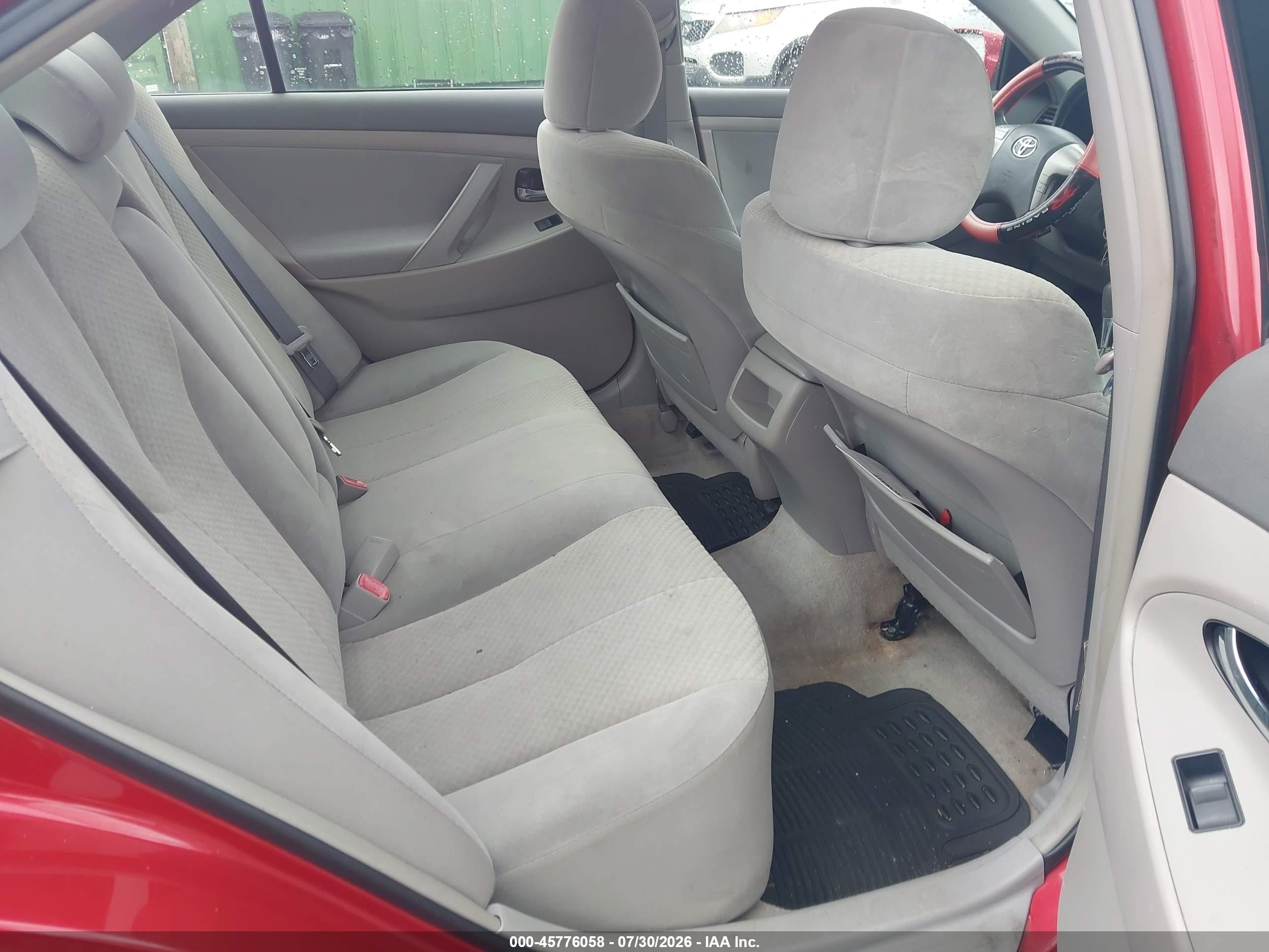 2009 Toyota Camry Le Red vin: 4T1BE46K19U280359