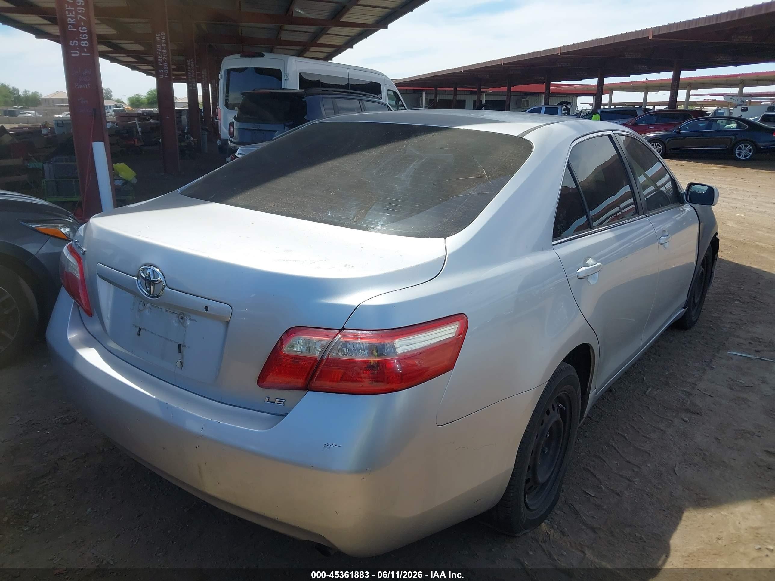 2009 Toyota Camry Le Silver vin: 4T1BE46K19U280412