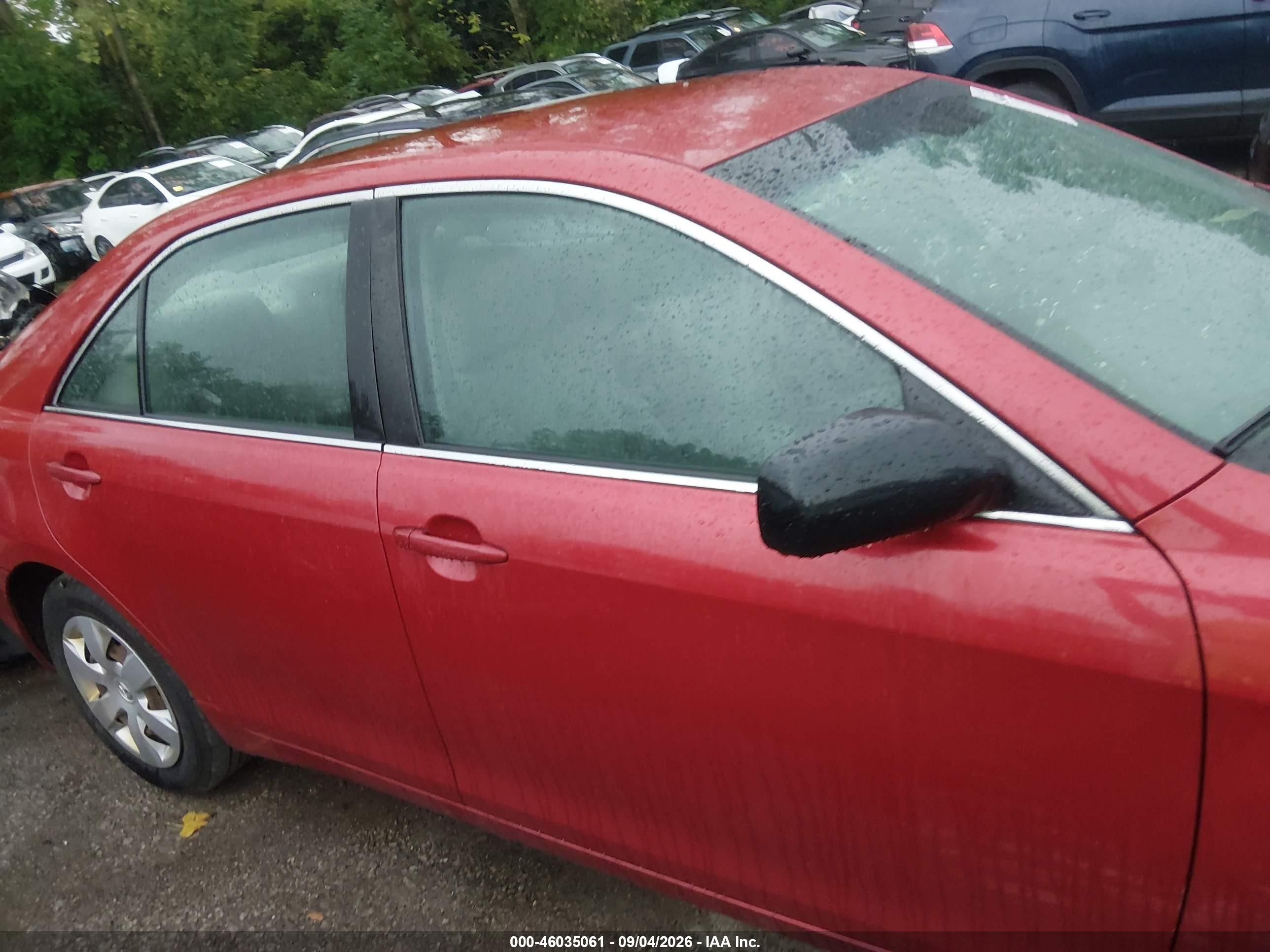 2009 Toyota Camry Le Red vin: 4T1BE46K19U300299