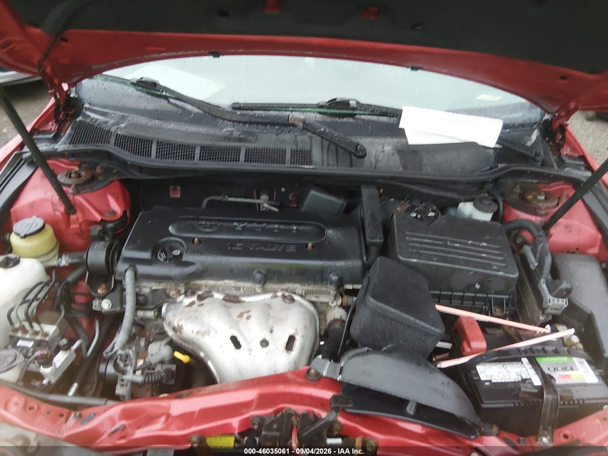 2009 Toyota Camry Le Red vin: 4T1BE46K19U300299