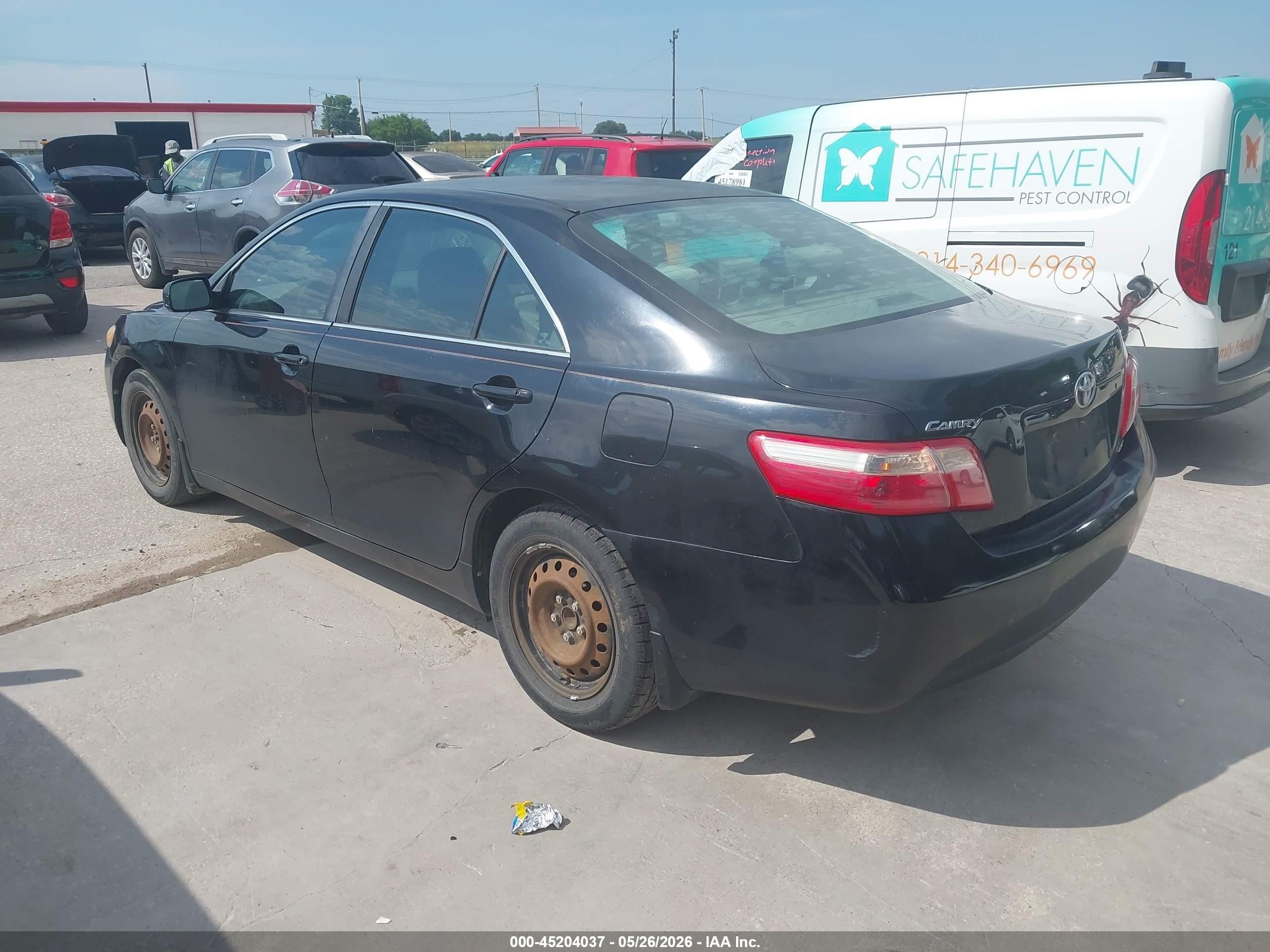 2009 Toyota Camry Le Black vin: 4T1BE46K19U303607