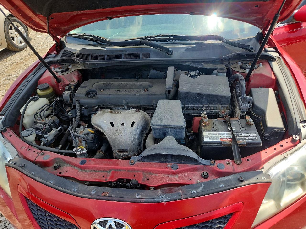2009 Toyota Camry Se Red vin: 4T1BE46K19U314784