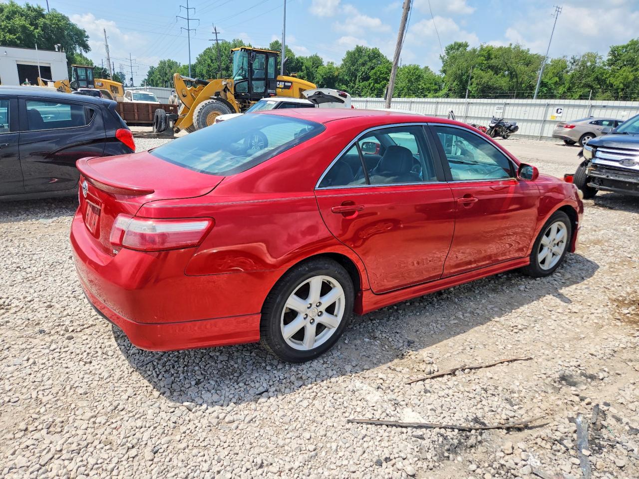 2009 Toyota Camry Se Red vin: 4T1BE46K19U314784