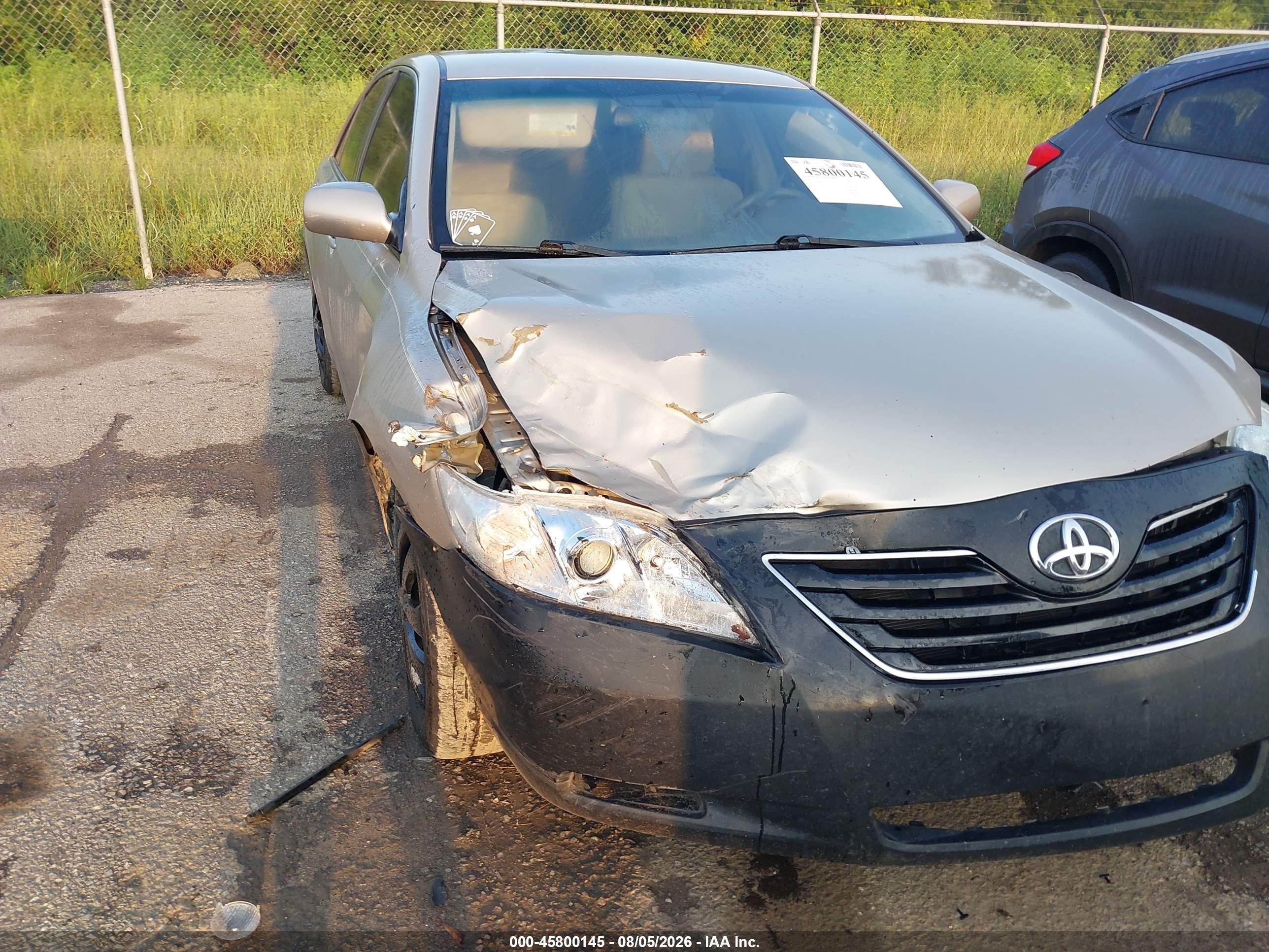 2009 Toyota Camry Le Beige vin: 4T1BE46K19U341550