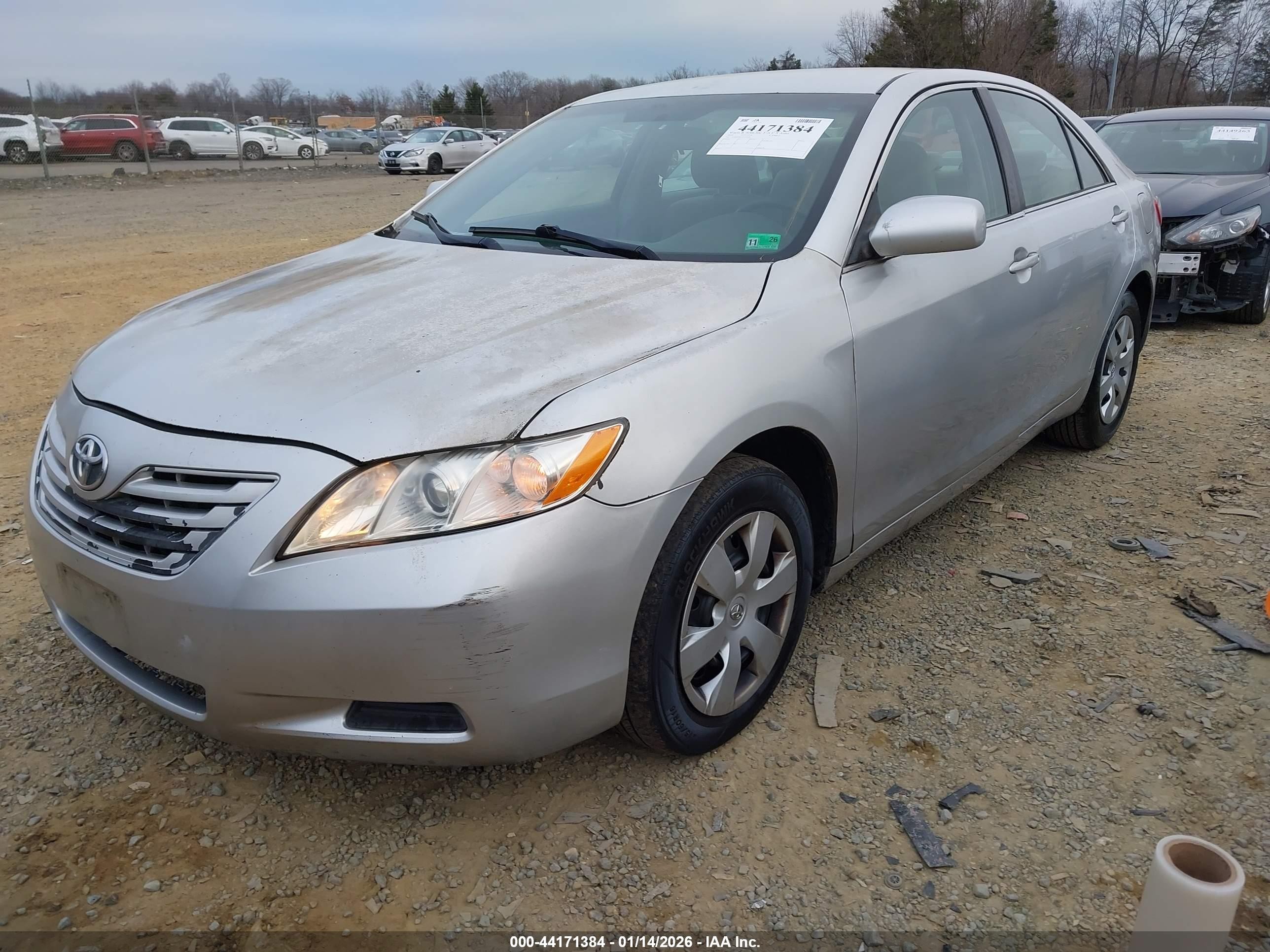 2009 Toyota Camry Le Silver vin: 4T1BE46K19U349549