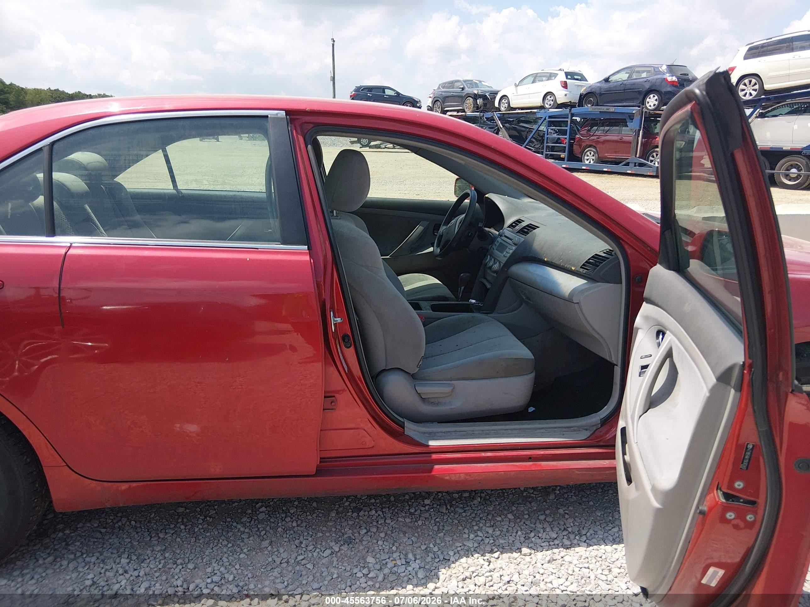 2009 Toyota Camry Le Red vin: 4T1BE46K19U363497