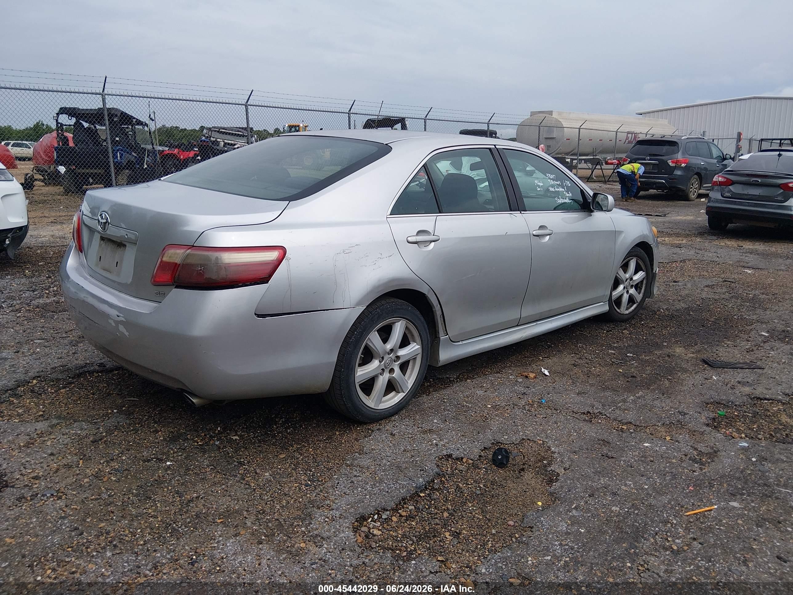 2009 Toyota Camry Se Silver vin: 4T1BE46K19U378047