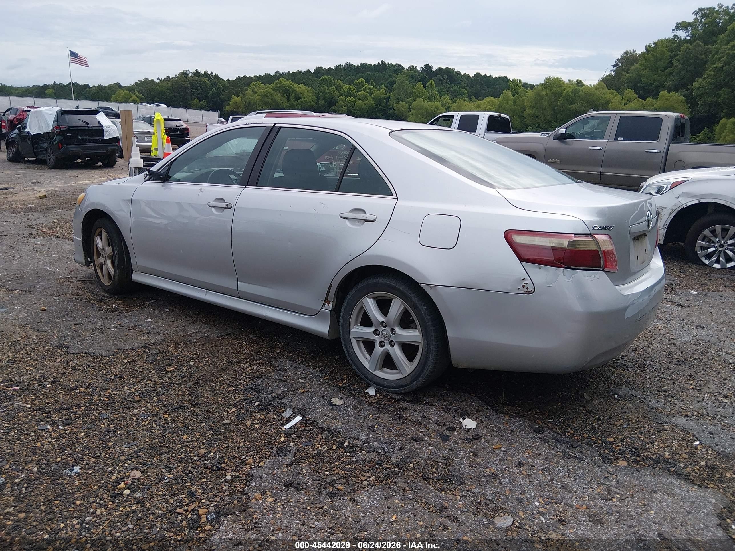 2009 Toyota Camry Se Silver vin: 4T1BE46K19U378047